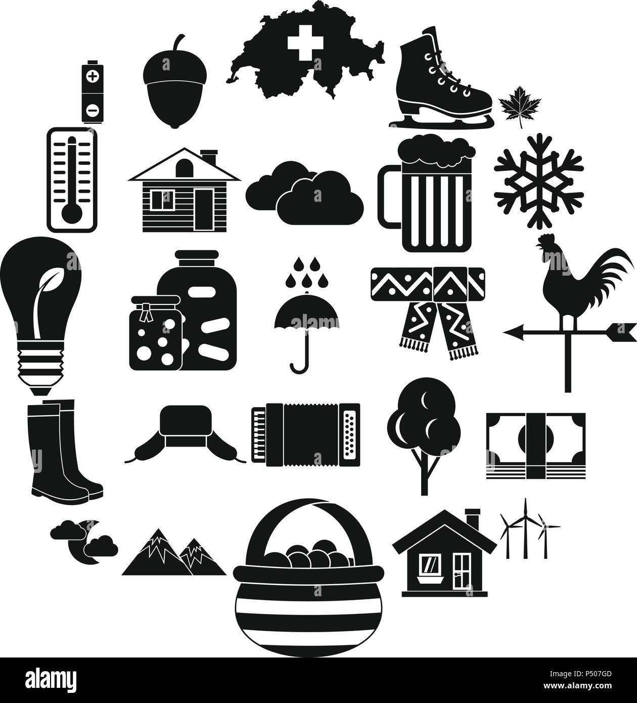 Country cottage living room Stock Vector Images - Alamy