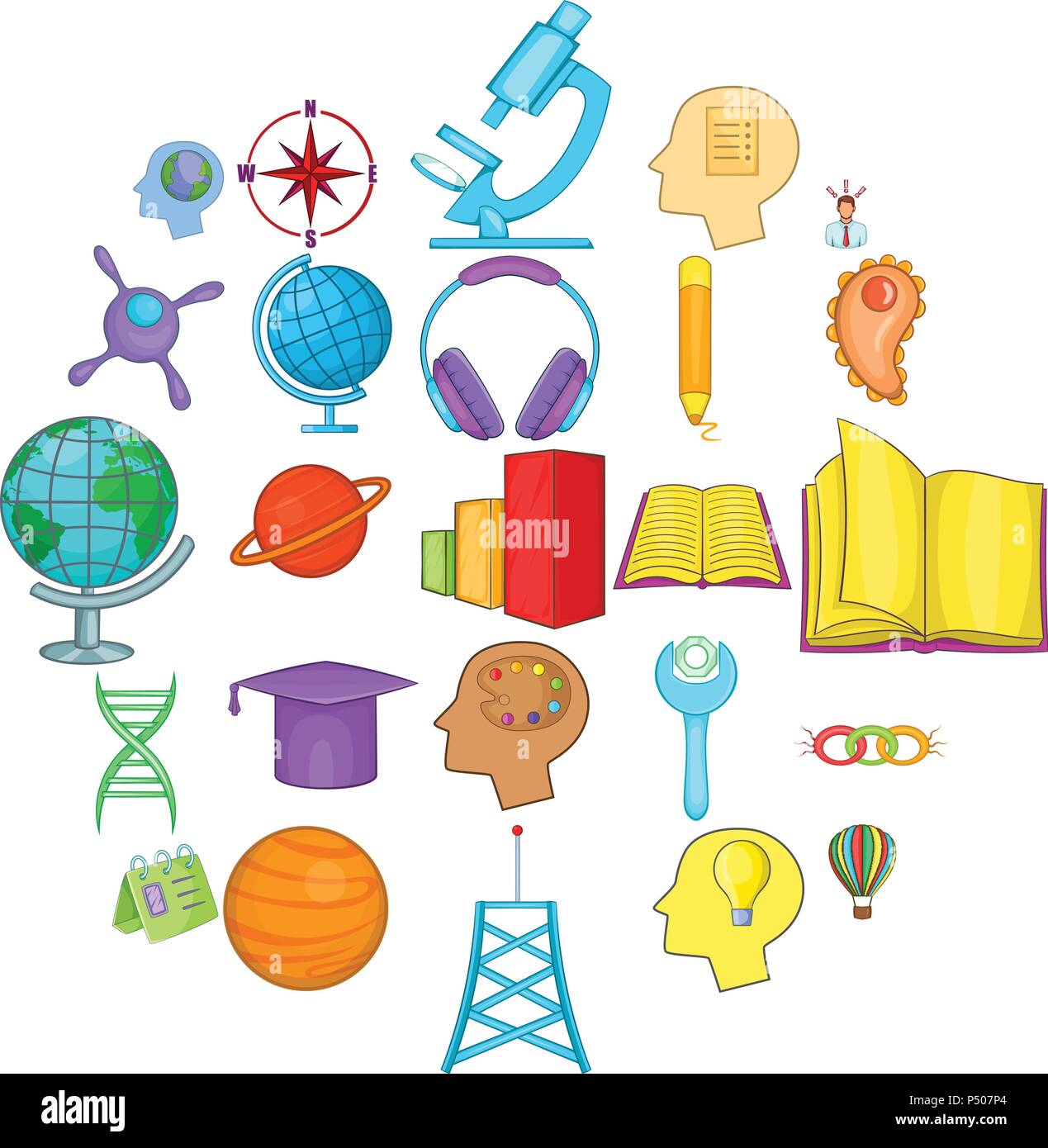 Volume icons set, cartoon style Stock Vector Image & Art - Alamy