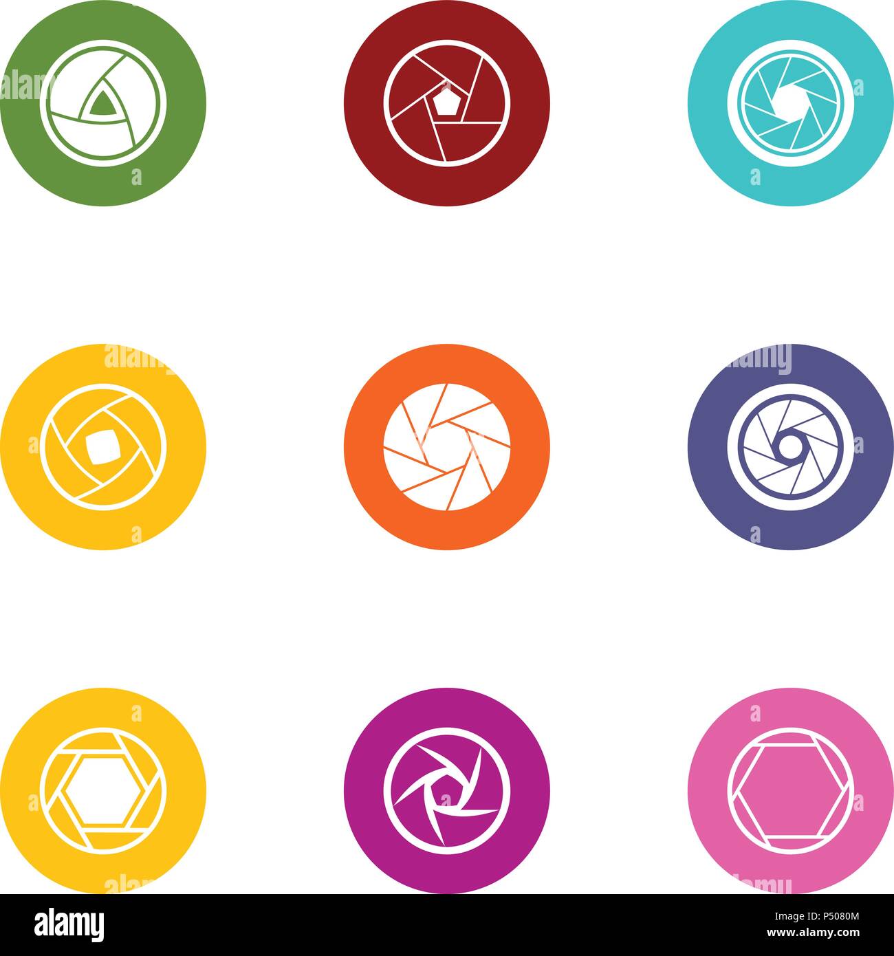 Plug icons set, flat style Stock Vector Image & Art - Alamy