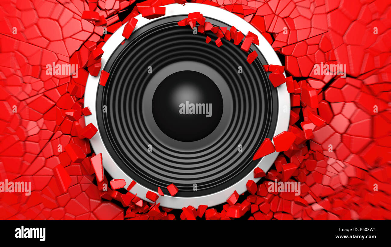 Black And Red Music Background