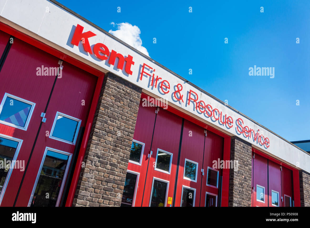 Kent Fire and Rescue,Station,Canterbury,Kent,England Stock Photo Alamy