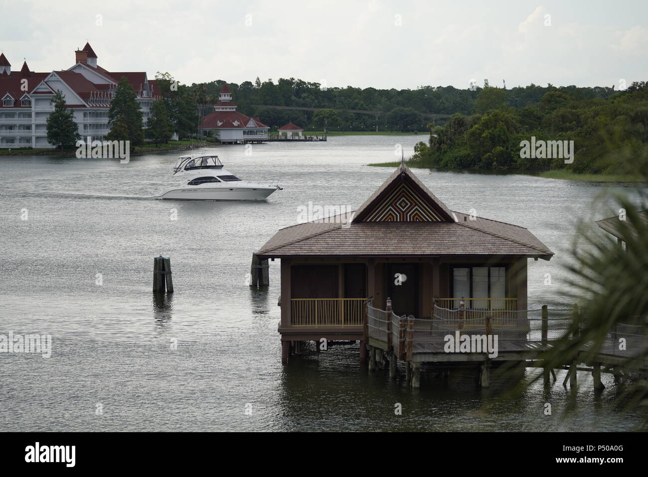General views of the Polynesian Resort in Walt Disney World, Orlando, Florida, USA Stock Photo