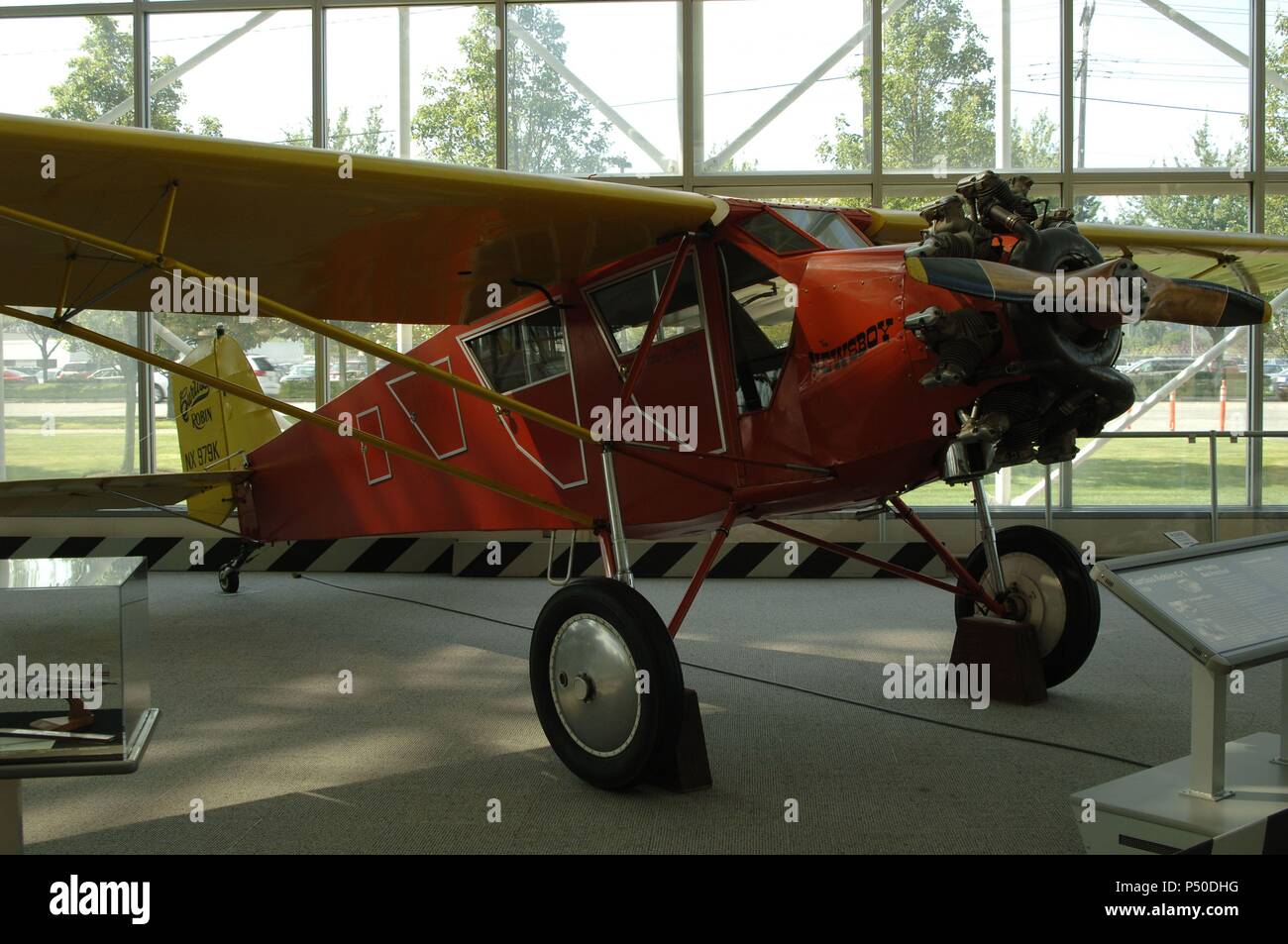 CURTISS ROBIN C-1 (1928). Museo del Vuelo. Seattle. Estado de Washington. Estados Unidos. Stock Photo