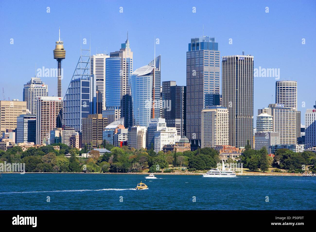 AUSTRALIA. SIDNEY. Panorámica de la ciudad. Nueva Gales del Sur. Stock Photo