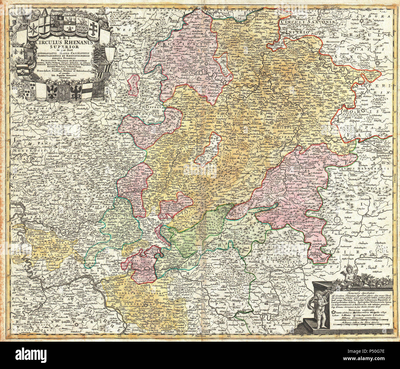 Darmstadt map hi-res stock photography and images - Alamy