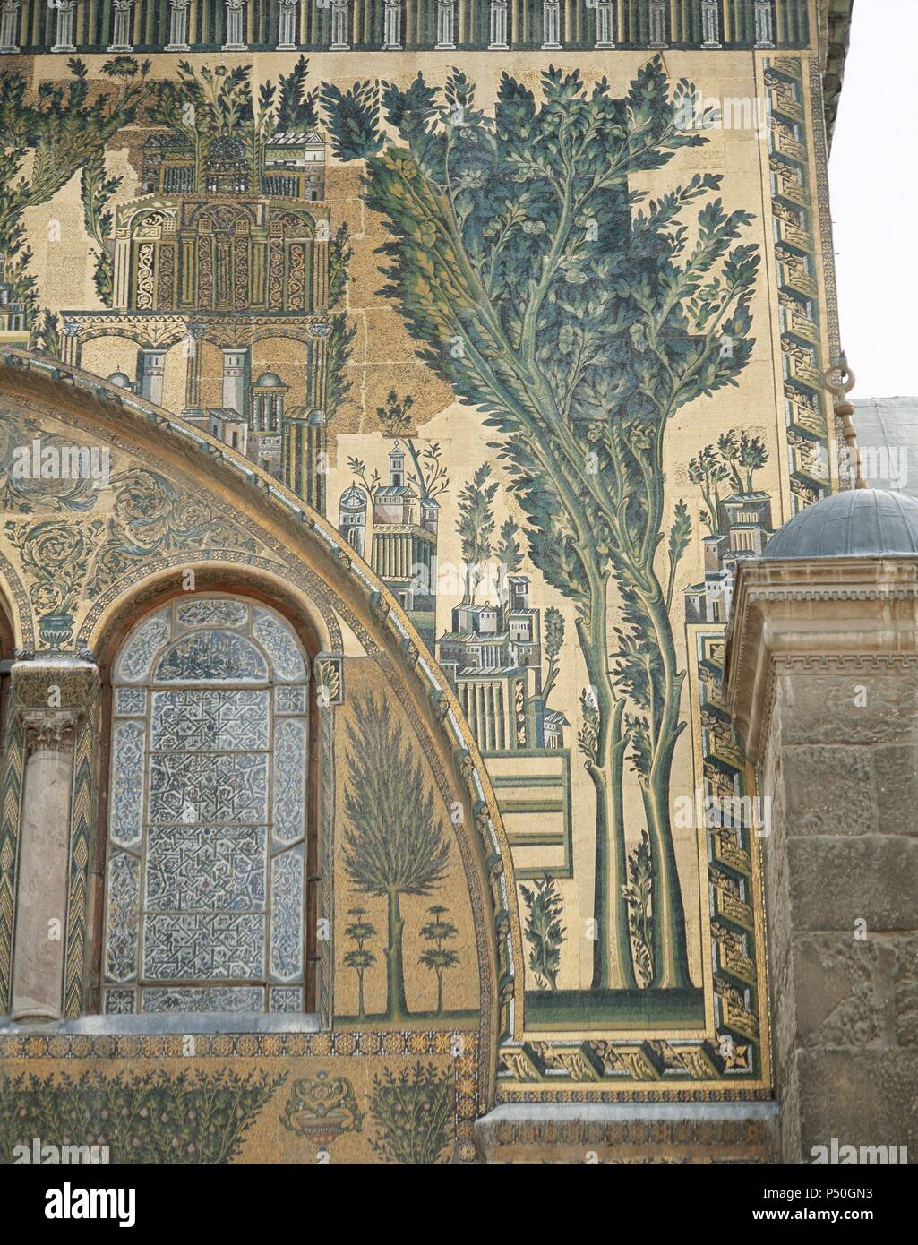 Syria. Damascus. Umayyad Mosque or Great Mosque of Damascus. Built in