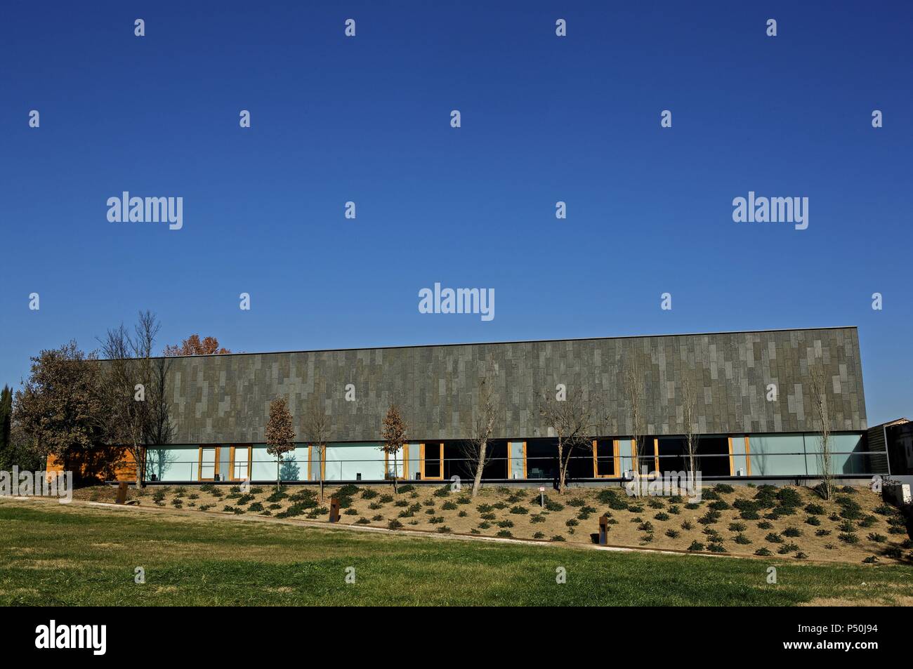 Alicia Foundation. Research center dedicated to technological innovation in haute cuisine. Chaired by the spanish chef Ferran Adria. Exterior. Sant Fruitos de Bages. Catalonia. Spain. Stock Photo