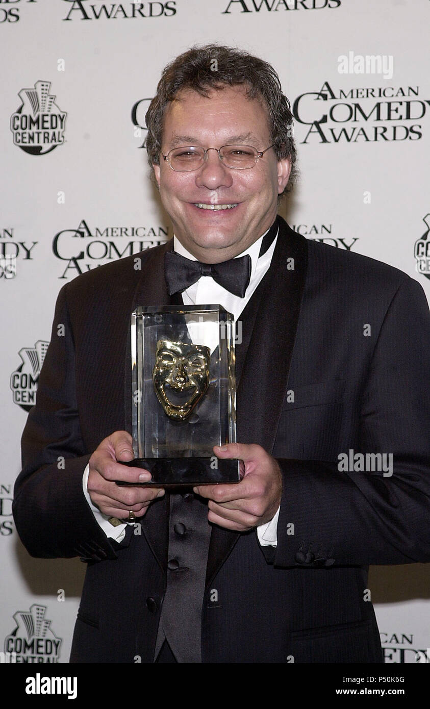 Louis Black  backstage at The 15th Annual American Comedy Awards held at Universal Studios, Los Angeles, CA. Sunday, April 22, 2001. The show will be airing on Comedy Central on Wednesday, April 25th 8 P.M. (ET/PT)            -            BlackLouis02.jpgBlackLouis02  Event in Hollywood Life - California, Red Carpet Event, USA, Film Industry, Celebrities, Photography, Bestof, Arts Culture and Entertainment, Topix Celebrities fashion, Best of, Hollywood Life, Event in Hollywood Life - California,  backstage trophy, Awards show, movie celebrities, TV celebrities, Music celebrities, Topix, Bestof Stock Photo