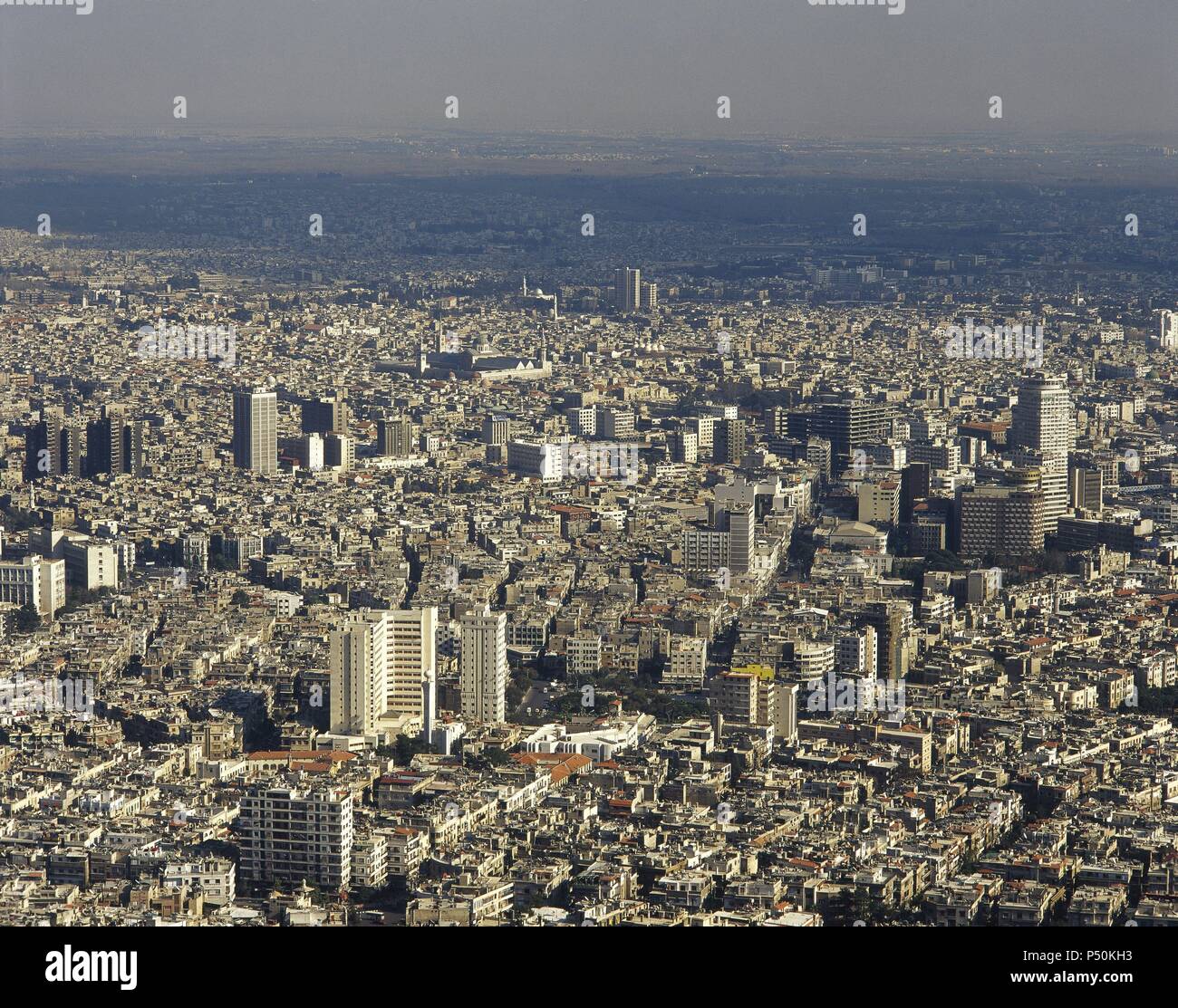 Syrian Arab Republic. Dasmascus. Panoramic. Stock Photo