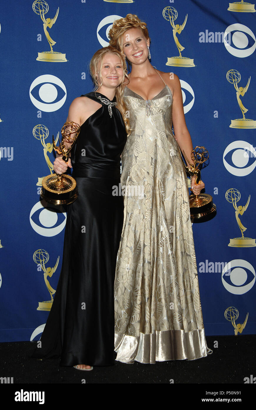 From Los, Emily DeRaven and Maggie Grace backstage at the 57th Emmy's Awards at the Shrine Auditorium in Los Angeles. September 18, 2005.          -            DeRavenEmily GraceMaggie229.jpgDeRavenEmily GraceMaggie229  Event in Hollywood Life - California, Red Carpet Event, USA, Film Industry, Celebrities, Photography, Bestof, Arts Culture and Entertainment, Topix Celebrities fashion, Best of, Hollywood Life, Event in Hollywood Life - California,  backstage trophy, Awards show, movie celebrities, TV celebrities, Music celebrities, Topix, Bestof, Arts Culture and Entertainment, Photography,    Stock Photo