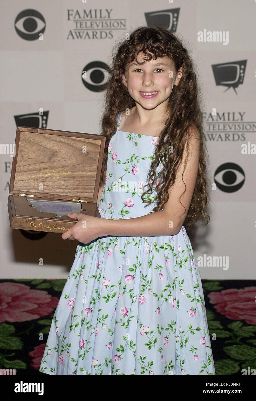 Hallie Kate Eisenberg - the Pepsi girl - received a recognition at the