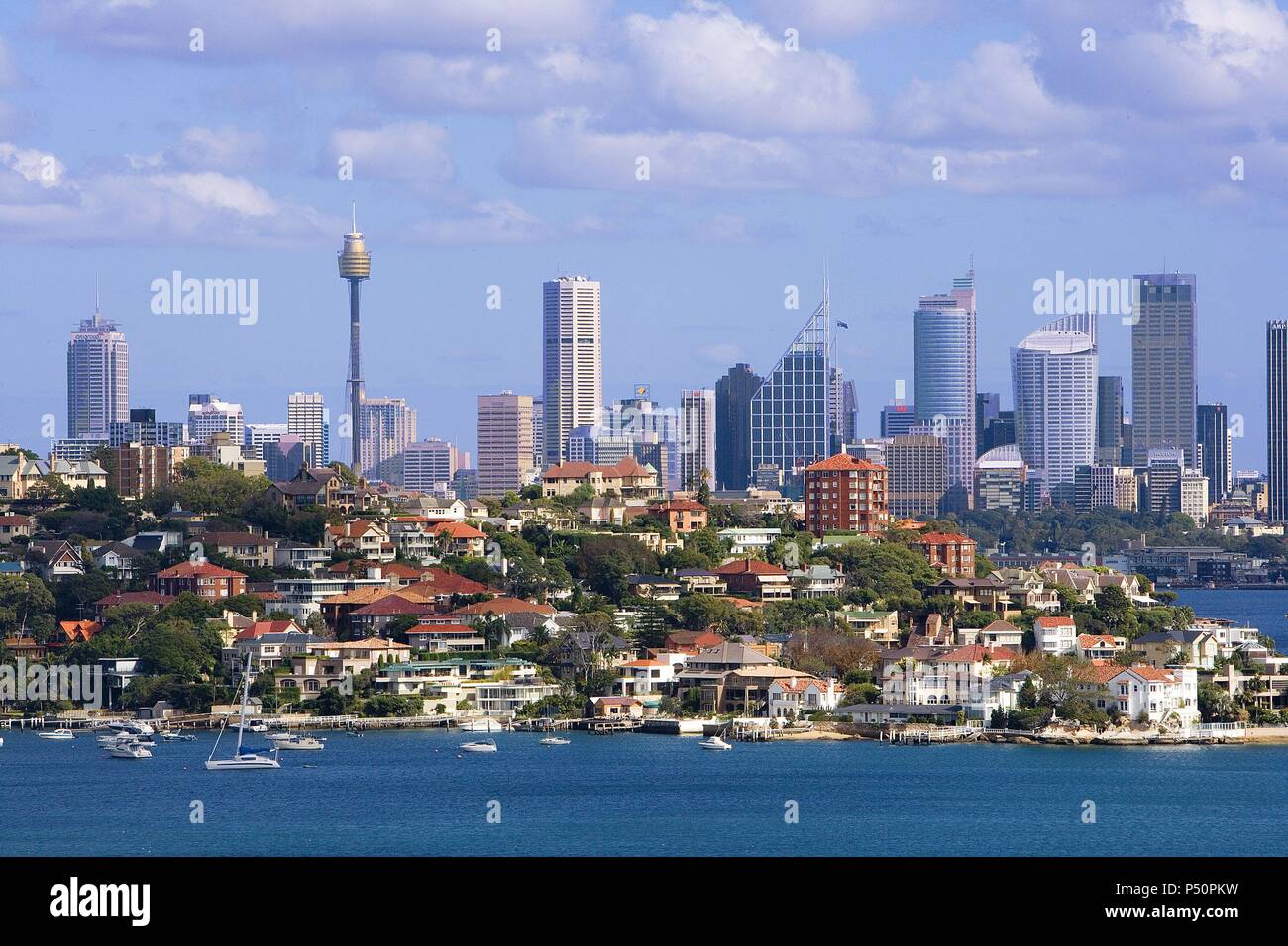 AUSTRALIA. SIDNEY. Panorámica de la ciudad. Nueva Gales del Sur. Stock Photo