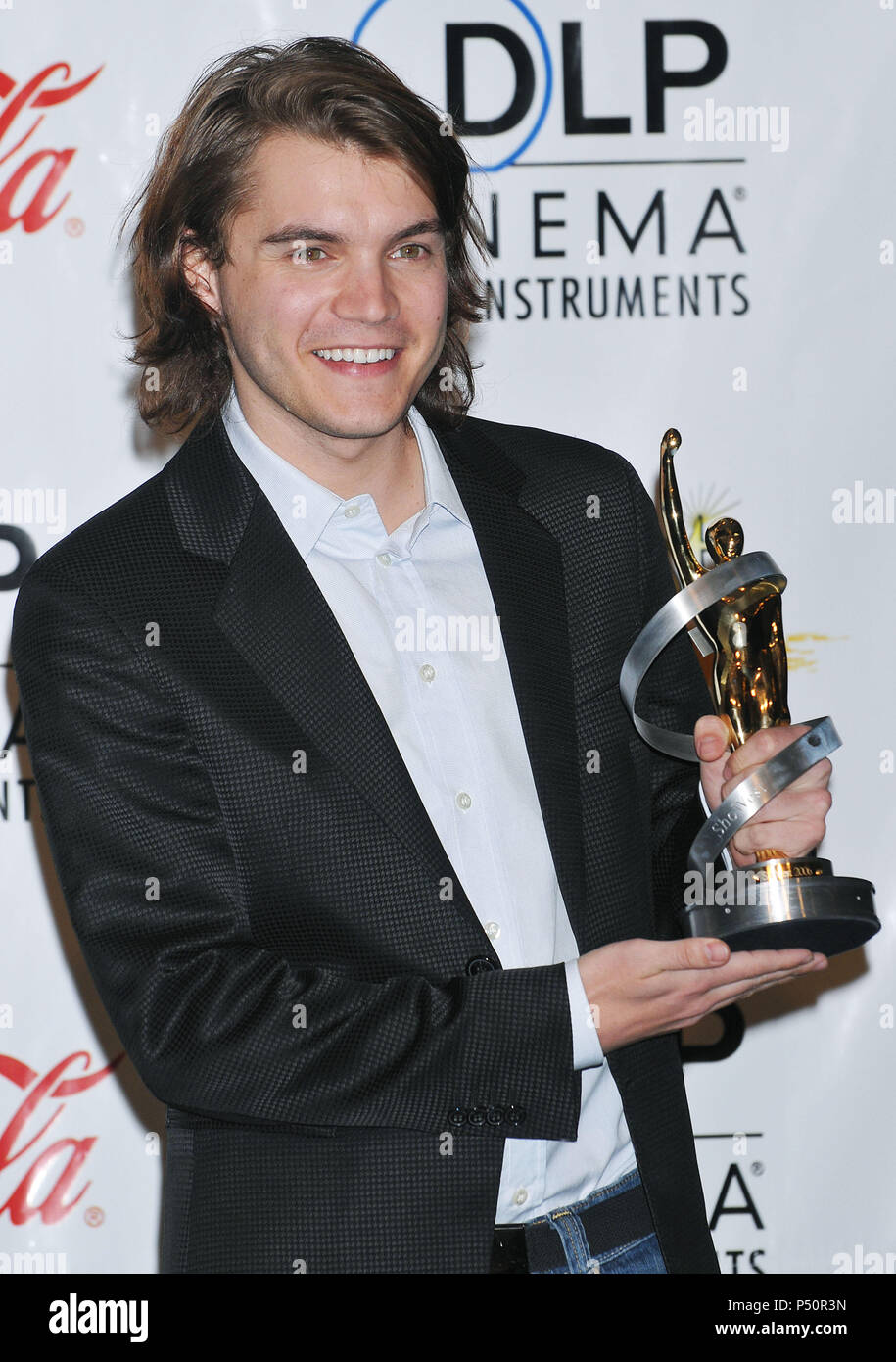 Emile Hirsch -   Showest 2008 Media Awards at the Paris Hotel in Las Vegas.  three Quarters trophy smile          -            HirschEmile 70.jpgHirschEmile 70  Event in Hollywood Life - California, Red Carpet Event, USA, Film Industry, Celebrities, Photography, Bestof, Arts Culture and Entertainment, Topix Celebrities fashion, Best of, Hollywood Life, Event in Hollywood Life - California,  backstage trophy, Awards show, movie celebrities, TV celebrities, Music celebrities, Topix, Bestof, Arts Culture and Entertainment, Photography,    inquiry tsuni@Gamma-USA.com , Credit Tsuni / USA, 2000-200 Stock Photo