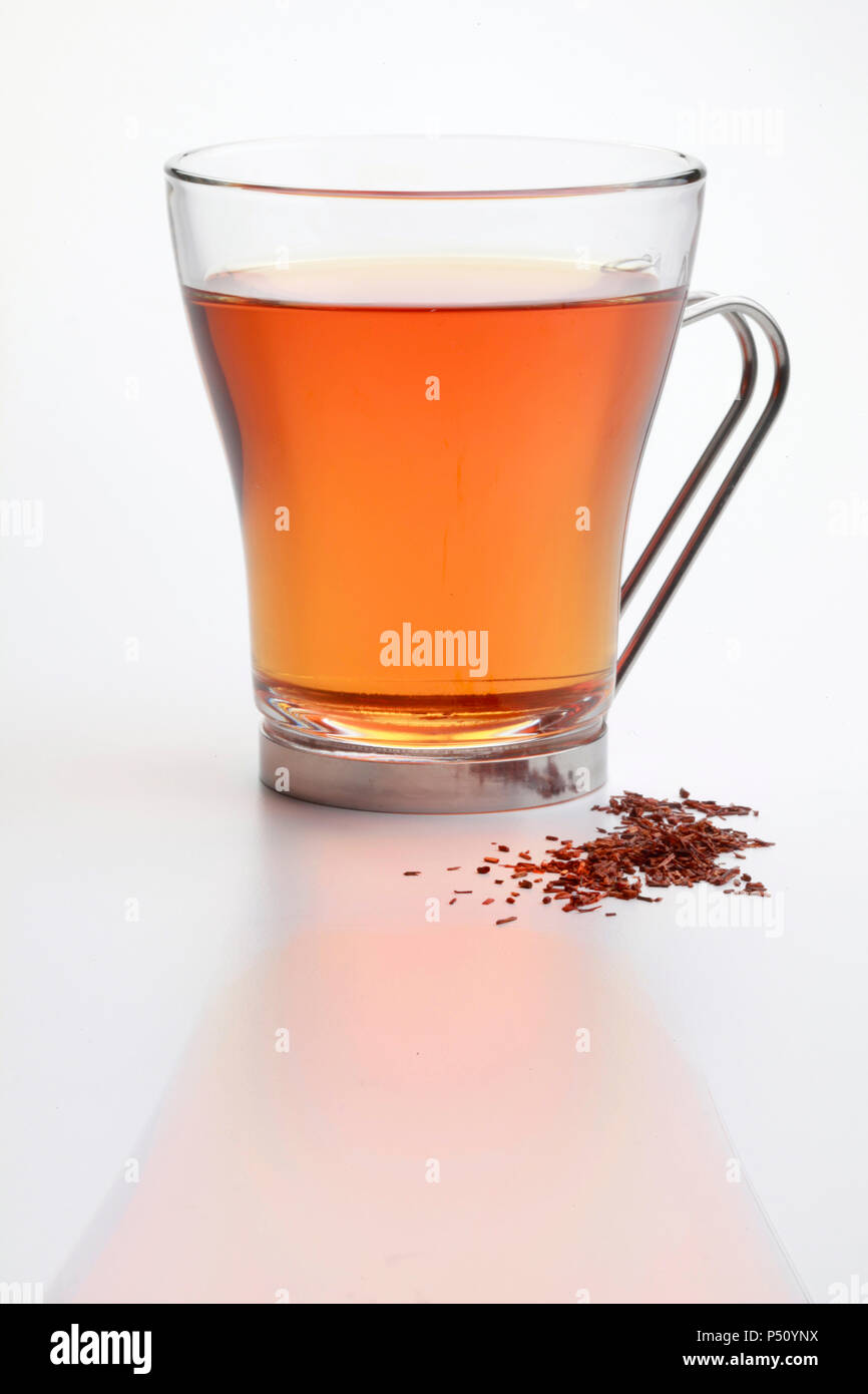 Tea on white background Stock Photo