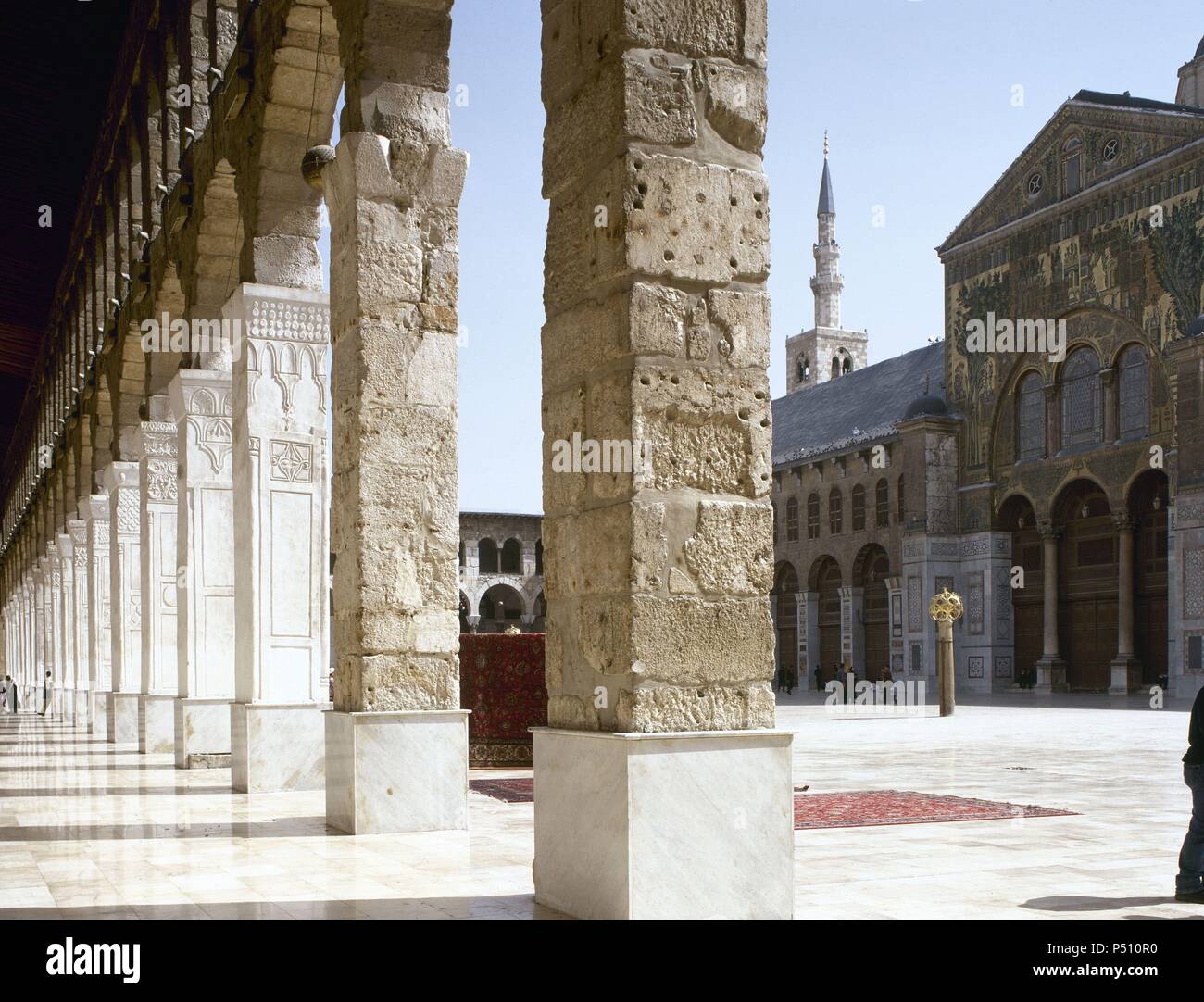 Syria. Damascus. Umayyad Mosque or Great Mosque of Damascus. Built in the early 8th century