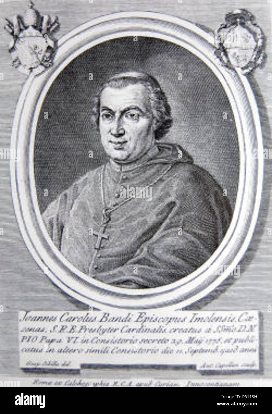 1775 IOANNES CAROLUS BANDI BANDI GIOVANNI CARLO Stock Photo Alamy