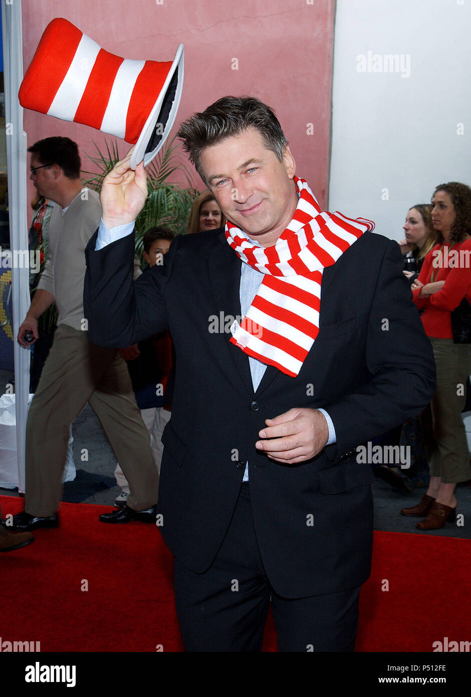Alec Baldwin arriving at the ' Dr. Seuss 'The Cat In The Hat Premiere '   at the Universal Amphitheatre in Los Angeles. November 8, 2003.BaldwinAlec24 Red Carpet Event, Vertical, USA, Film Industry, Celebrities,  Photography, Bestof, Arts Culture and Entertainment, Topix Celebrities fashion /  Vertical, Best of, Event in Hollywood Life - California,  Red Carpet and backstage, USA, Film Industry, Celebrities,  movie celebrities, TV celebrities, Music celebrities, Photography, Bestof, Arts Culture and Entertainment,  Topix, vertical, one person,, from the years , 2003 to 2005, inquiry tsuni@Gamm Stock Photo