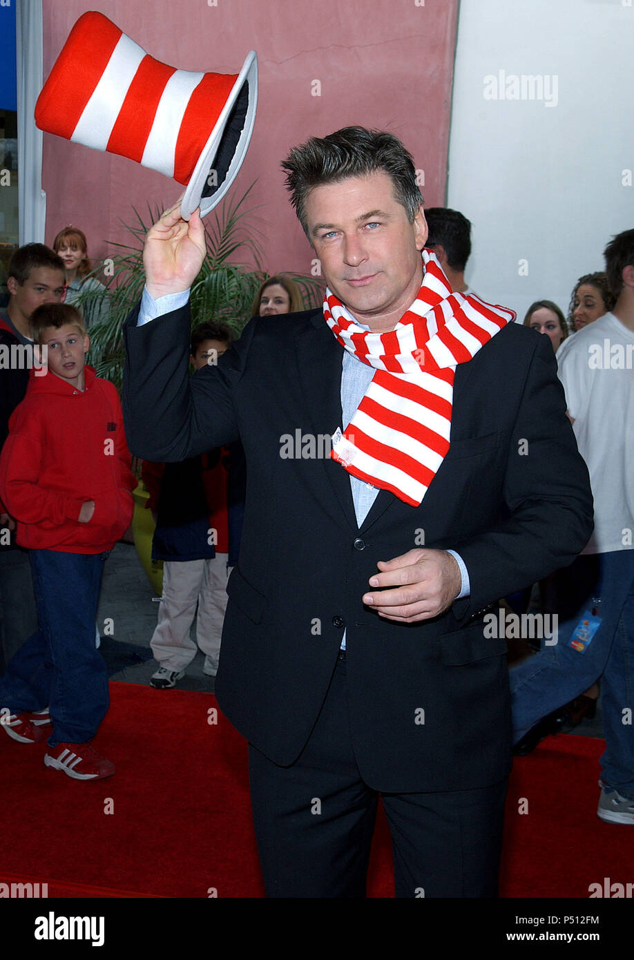 Alec Baldwin arriving at the ' Dr. Seuss 'The Cat In The Hat Premiere '   at the Universal Amphitheatre in Los Angeles. November 8, 2003.BaldwinAlec81 Red Carpet Event, Vertical, USA, Film Industry, Celebrities,  Photography, Bestof, Arts Culture and Entertainment, Topix Celebrities fashion /  Vertical, Best of, Event in Hollywood Life - California,  Red Carpet and backstage, USA, Film Industry, Celebrities,  movie celebrities, TV celebrities, Music celebrities, Photography, Bestof, Arts Culture and Entertainment,  Topix, vertical, one person,, from the years , 2003 to 2005, inquiry tsuni@Gamm Stock Photo