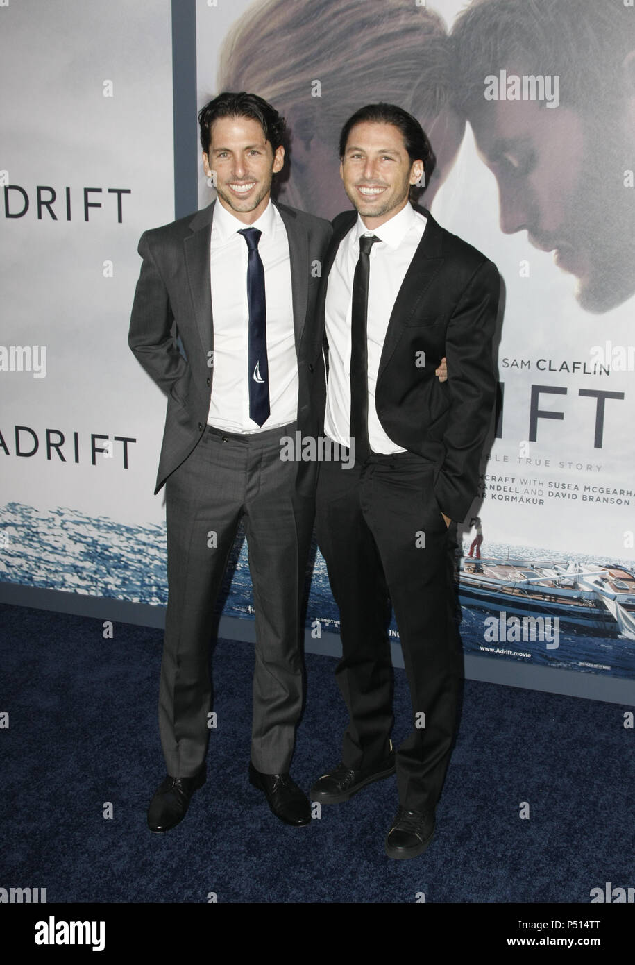 Premiere Of STX Films' 'Adrift'  Featuring: Aaron Kandell, Jordan Kandell Where: Los Angeles, California, United States When: 23 May 2018 Credit: FayesVision/WENN.com Stock Photo
