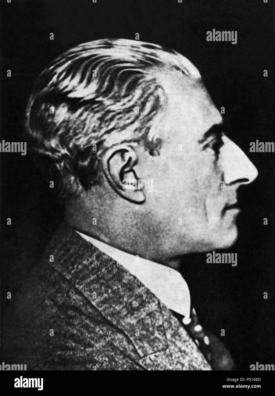 Joseph Maurice Ravel (Ciboure, 1875-París, 1937). Músico y compositor francés. Stock Photo