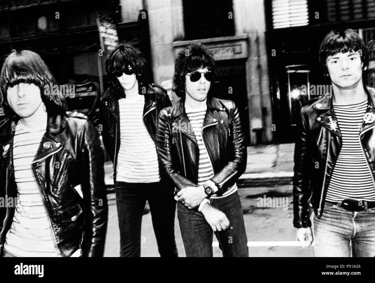 La banda norteamericana Ramones. Stock Photo