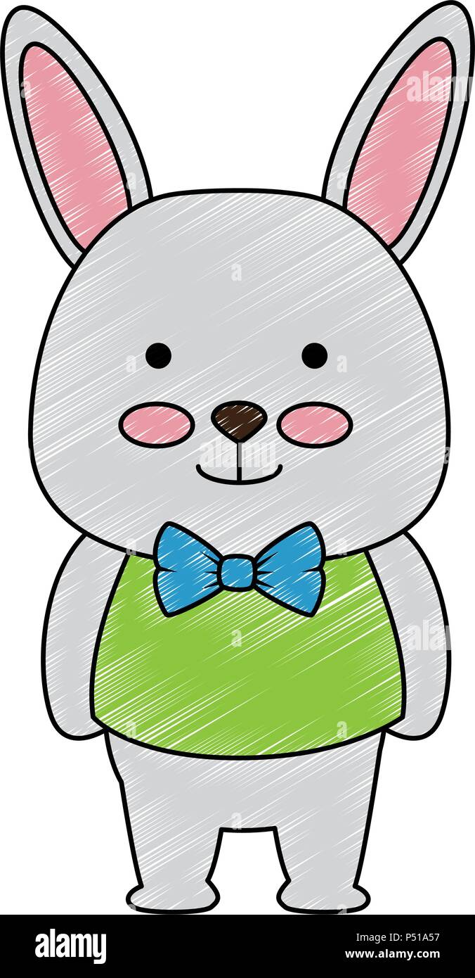 cute rabbit character icon Stock Vector Image & Art - Alamy
