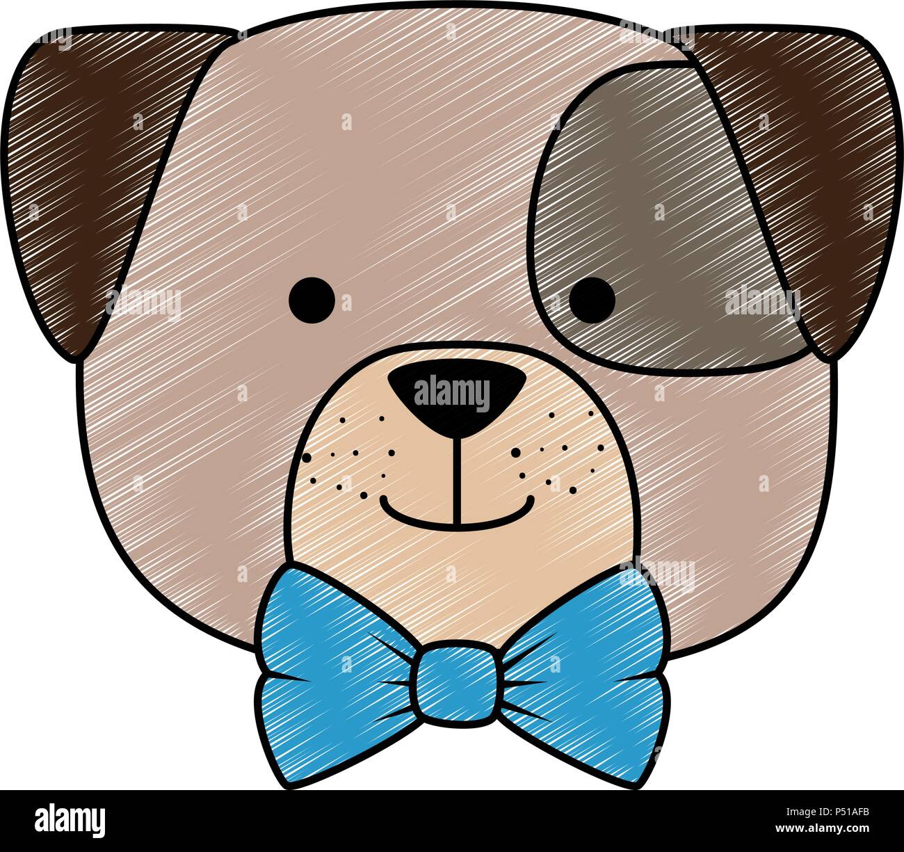 cute dog head character icon Stock Vector Image & Art - Alamy