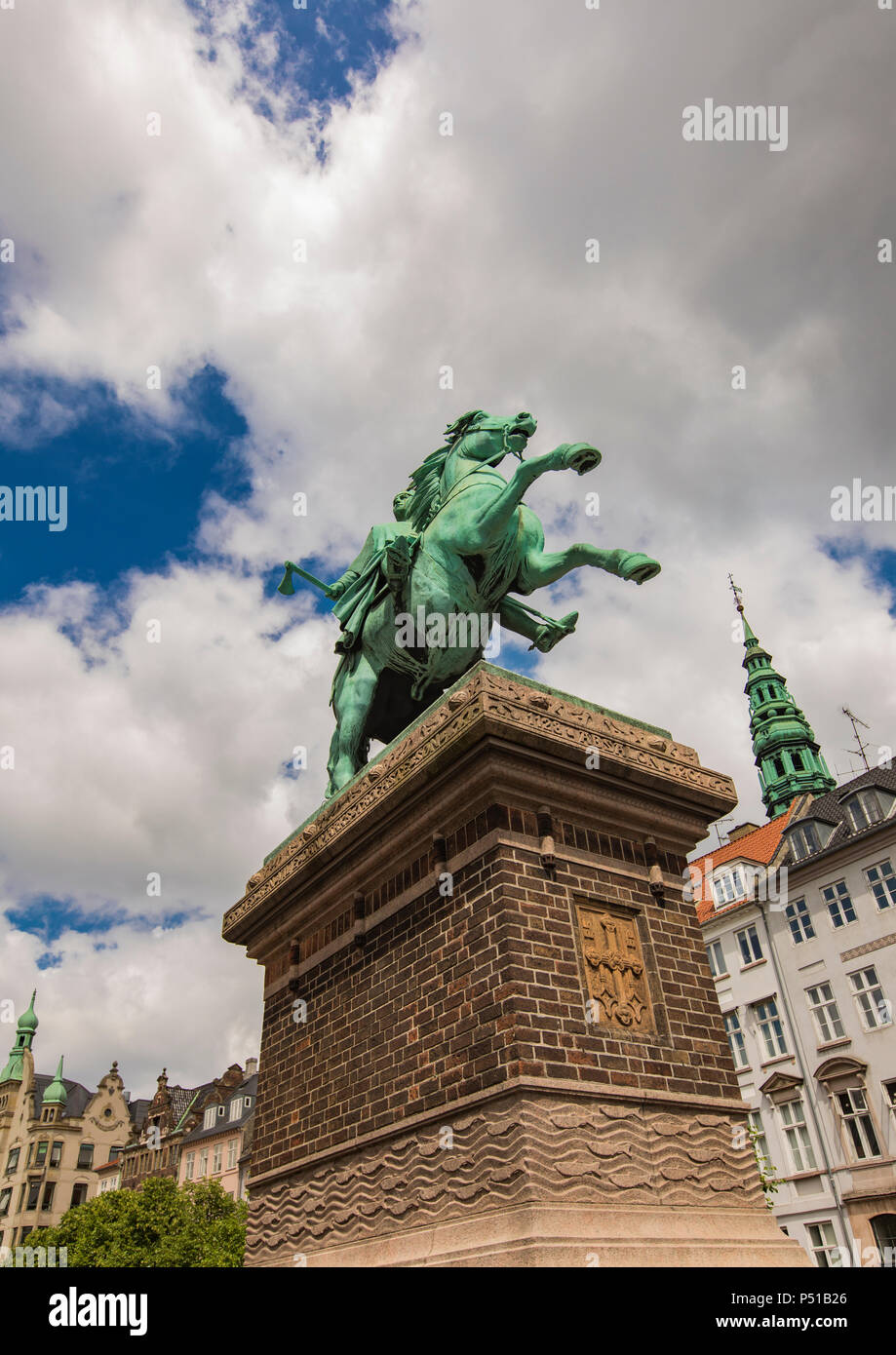 Statue bishop absalon founder copenhagen hi-res stock photography and ...
