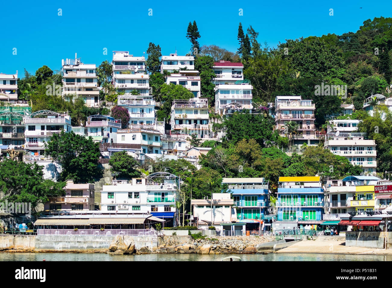 Houses on Lamma Island Hong Kong Stock Photo Alamy