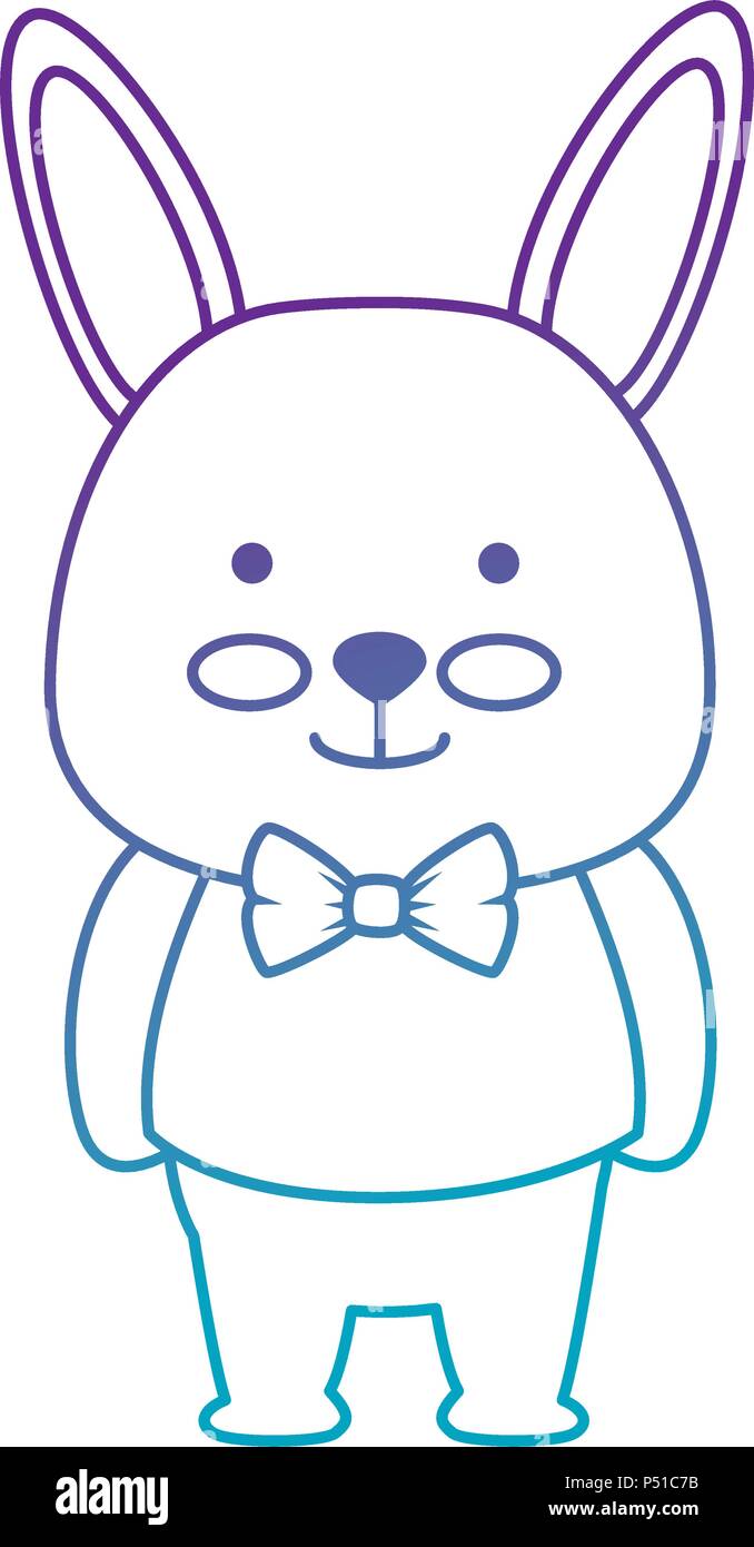 cute rabbit character icon Stock Vector Image & Art - Alamy