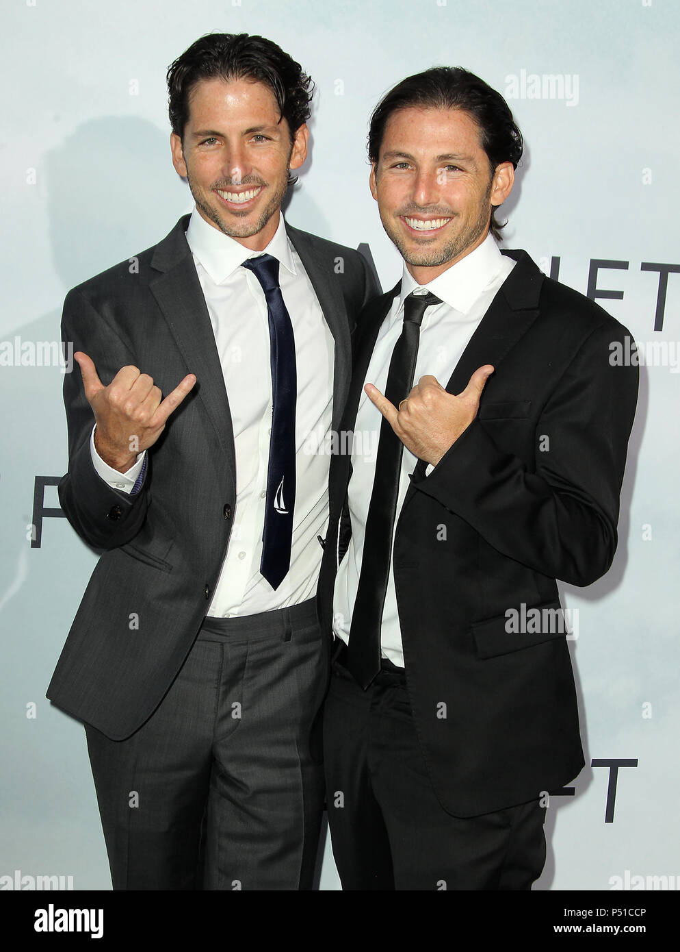 “Adrift” Los Angeles Premiere held the Regal L.A. Life Theatre in Los Angeles, California.  Featuring: Aaron Kandell, Jordan Kandell Where: Los Angeles, California, United States When: 24 May 2018 Credit: Adriana M. Barraza/WENN.com Stock Photo