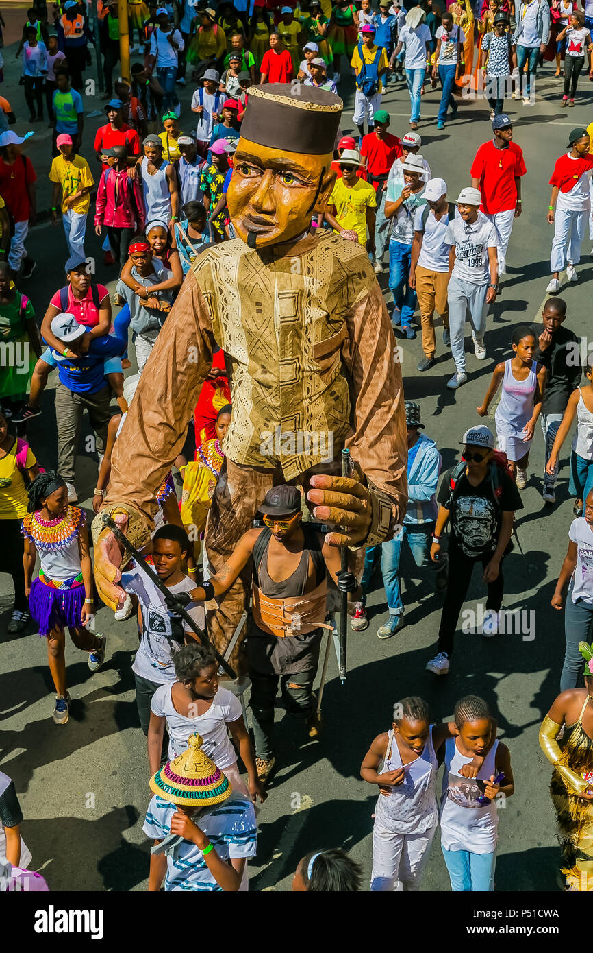 Pretoria, South Africa, 09/24/2016, Floats and fancy dress costumes at the Gauteng Carnival in