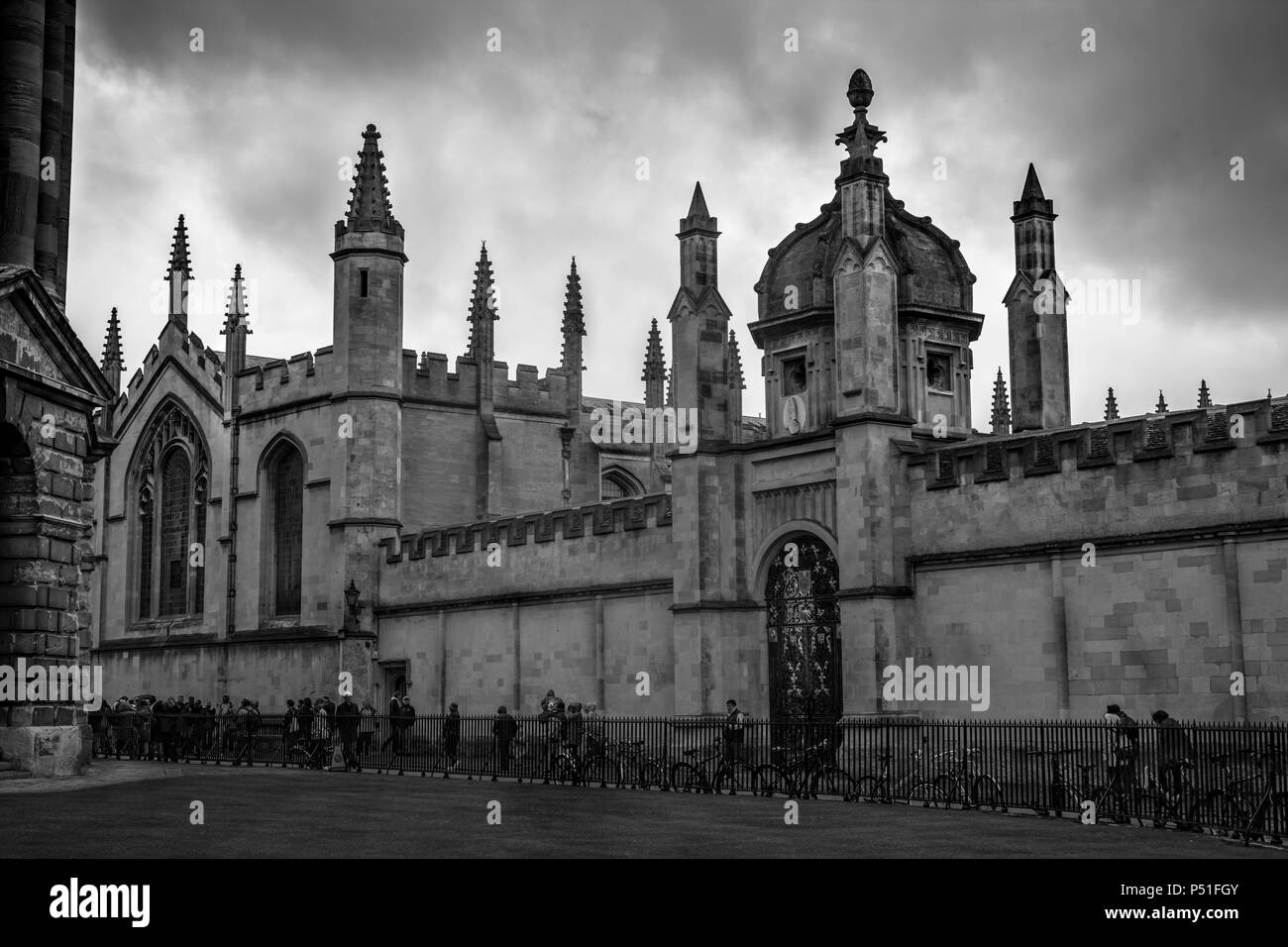 Oxford building architecture uk Black and White Stock Photos & Images ...