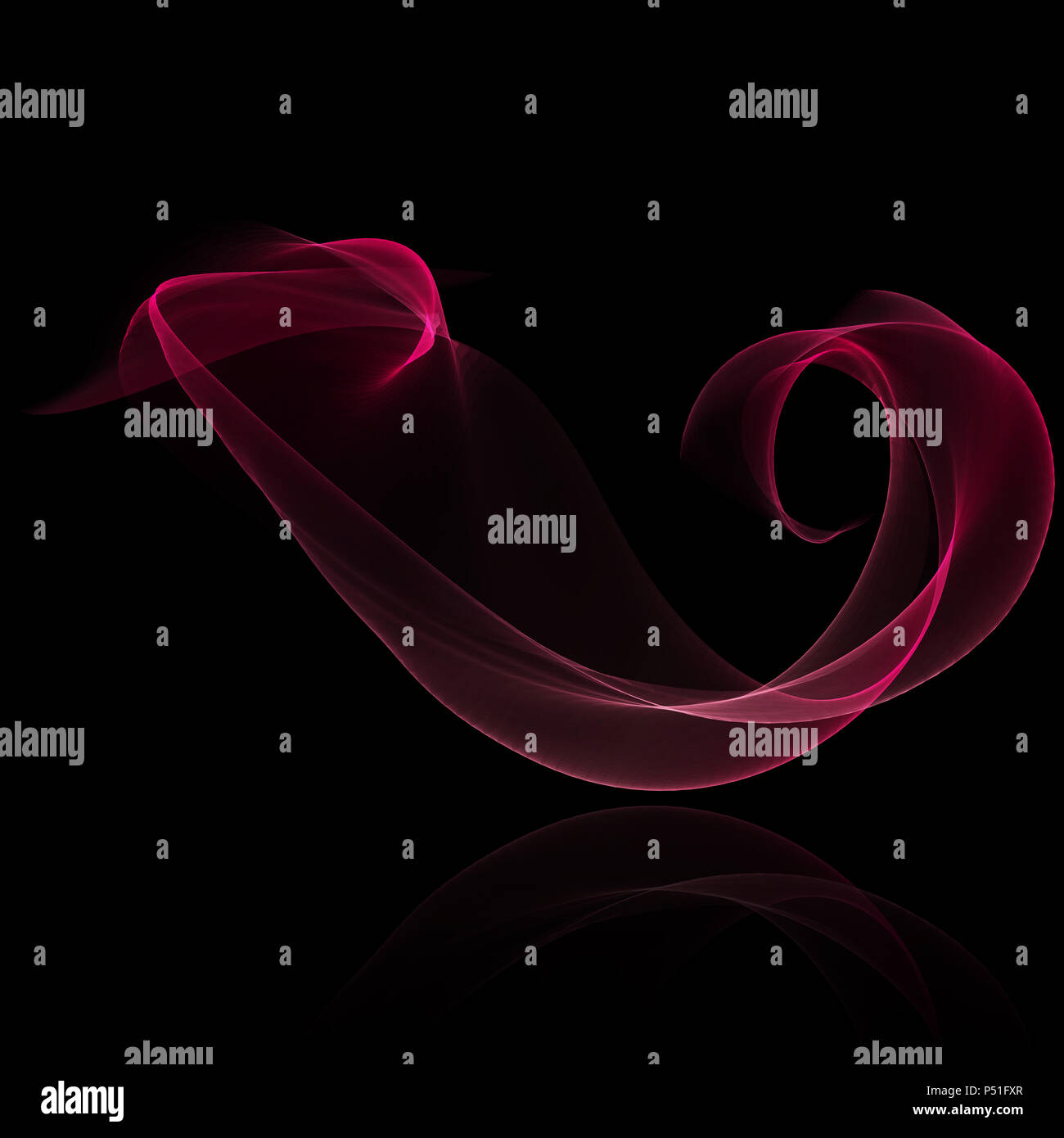 Abstract background with flowing waves Stock Photo - Alamy
