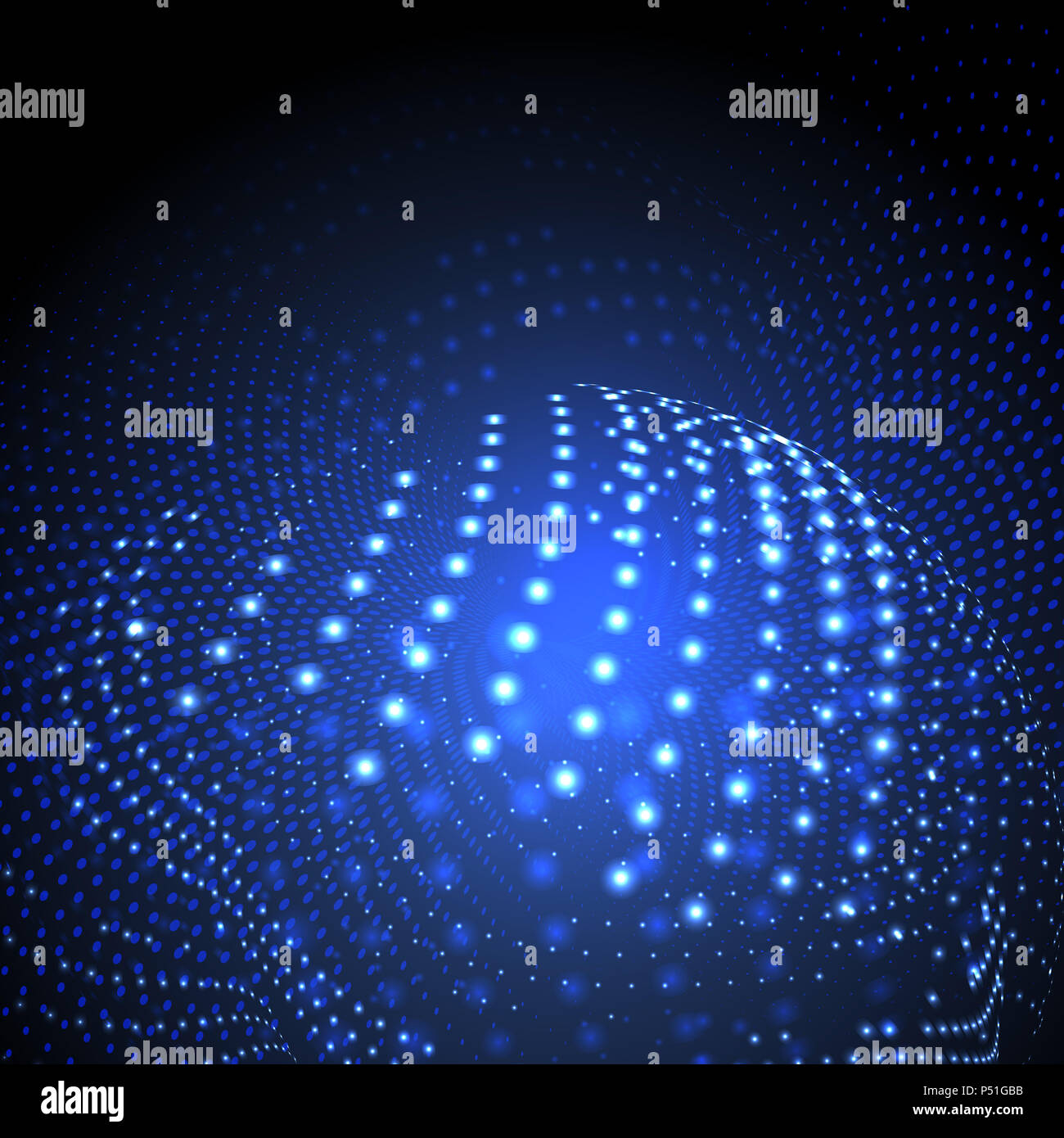 Abstract background with halftone dots design Stock Photo - Alamy