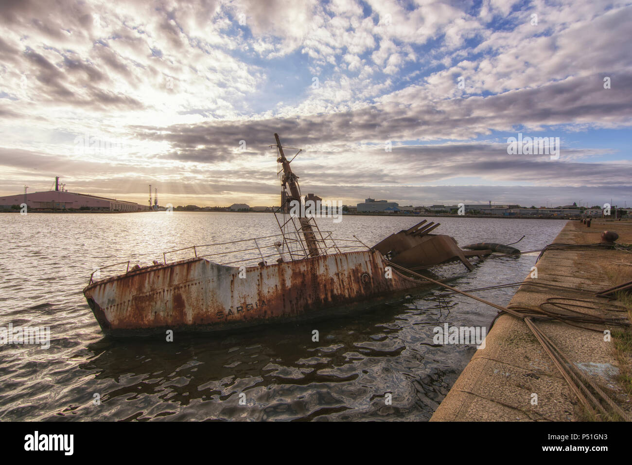 Four Bridges Birkenhead Wirral Stock Photo