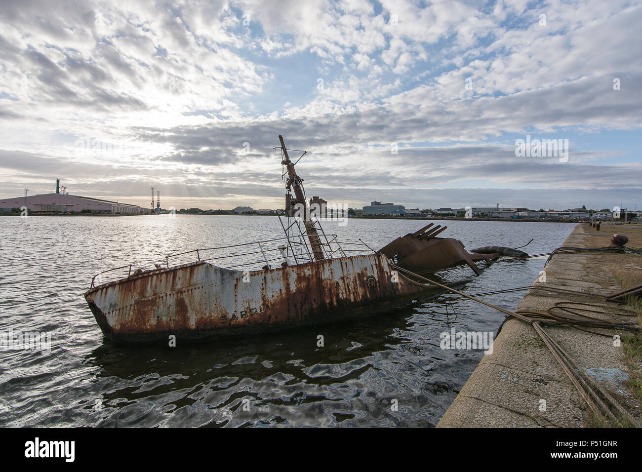 Four Bridges Birkenhead Wirral Stock Photo