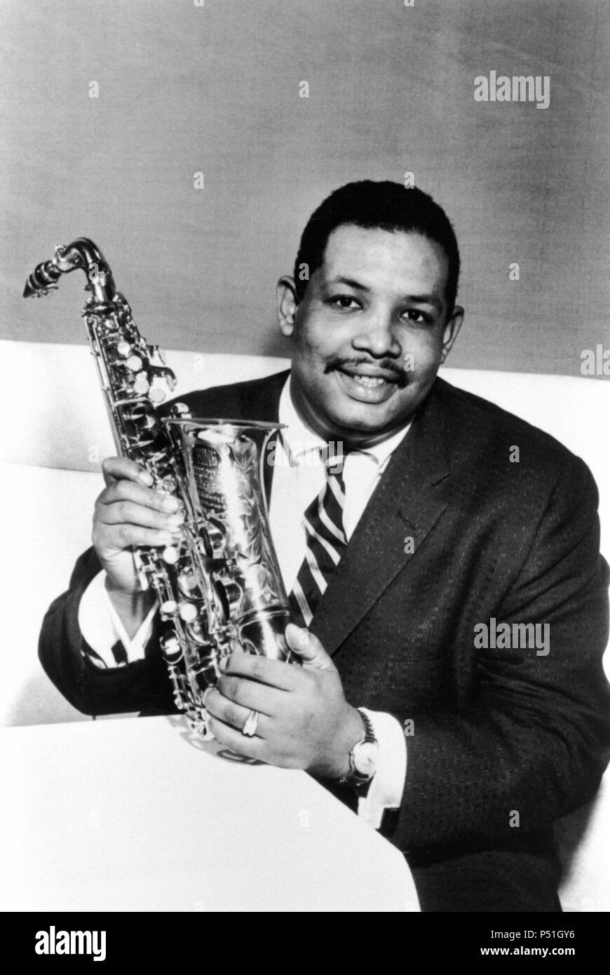 El saxofonista Cannonball Adderley Stock Photo Alamy
