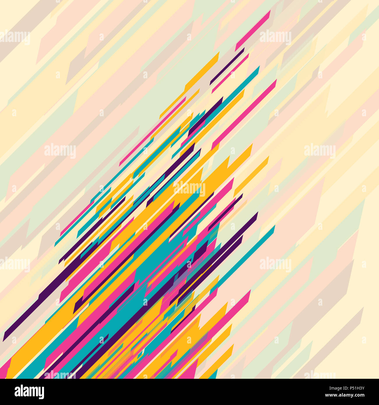 Abstract background with a retro styled design Stock Photo - Alamy