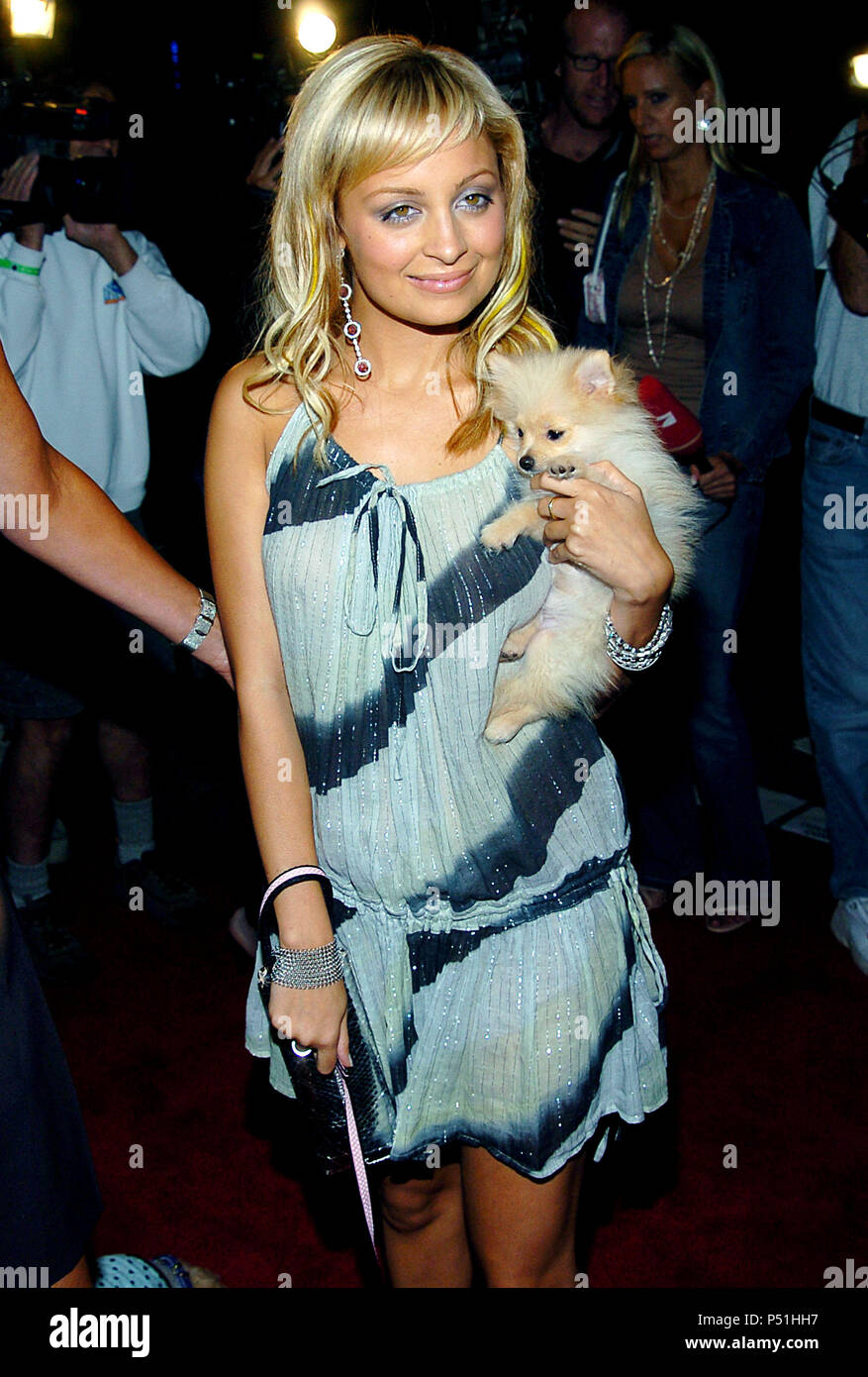 Nicole Richie at the Pelle Pelle's Celebrity Catwalk for Charity for Animal at the Hollywood Palladium in Los Angeles. August 19, 2004.RichieNicole089 Red Carpet Event, Vertical, USA, Film Industry, Celebrities,  Photography, Bestof, Arts Culture and Entertainment, Topix Celebrities fashion /  Vertical, Best of, Event in Hollywood Life - California,  Red Carpet and backstage, USA, Film Industry, Celebrities,  movie celebrities, TV celebrities, Music celebrities, Photography, Bestof, Arts Culture and Entertainment,  Topix, vertical, one person,, from the years , 2003 to 2005, inquiry tsuni@Gamm Stock Photo