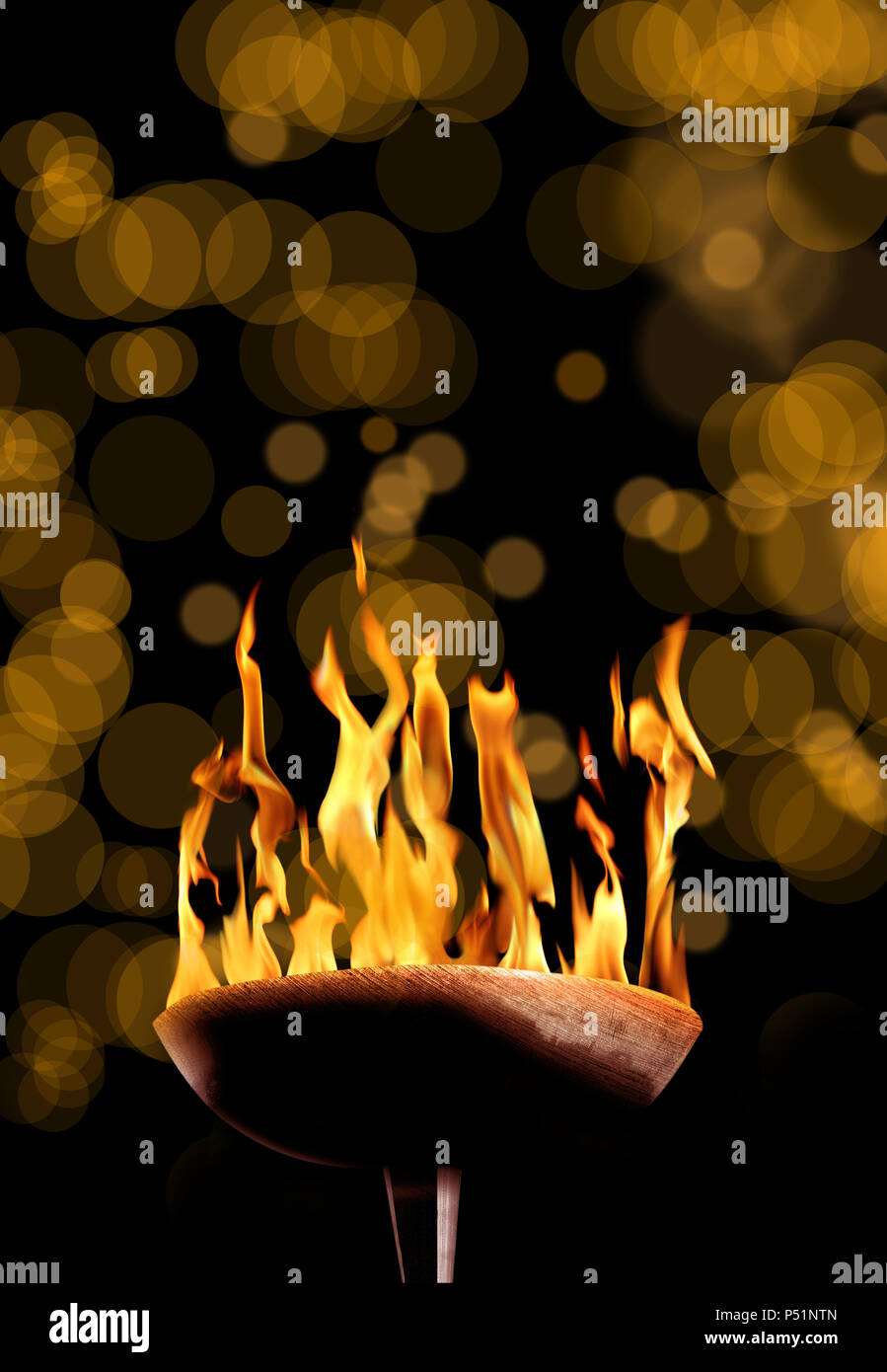 Torch flame wood hi-res stock photography and images - Alamy