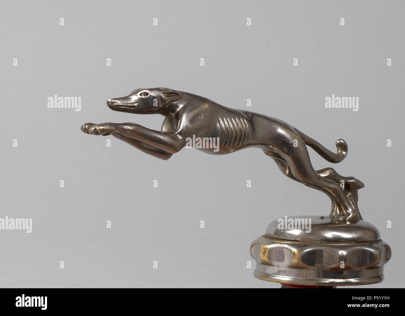 Cooler figure of a Ford Lincoln of the years 1924-1930 in the form of a greyhound Stock Photo