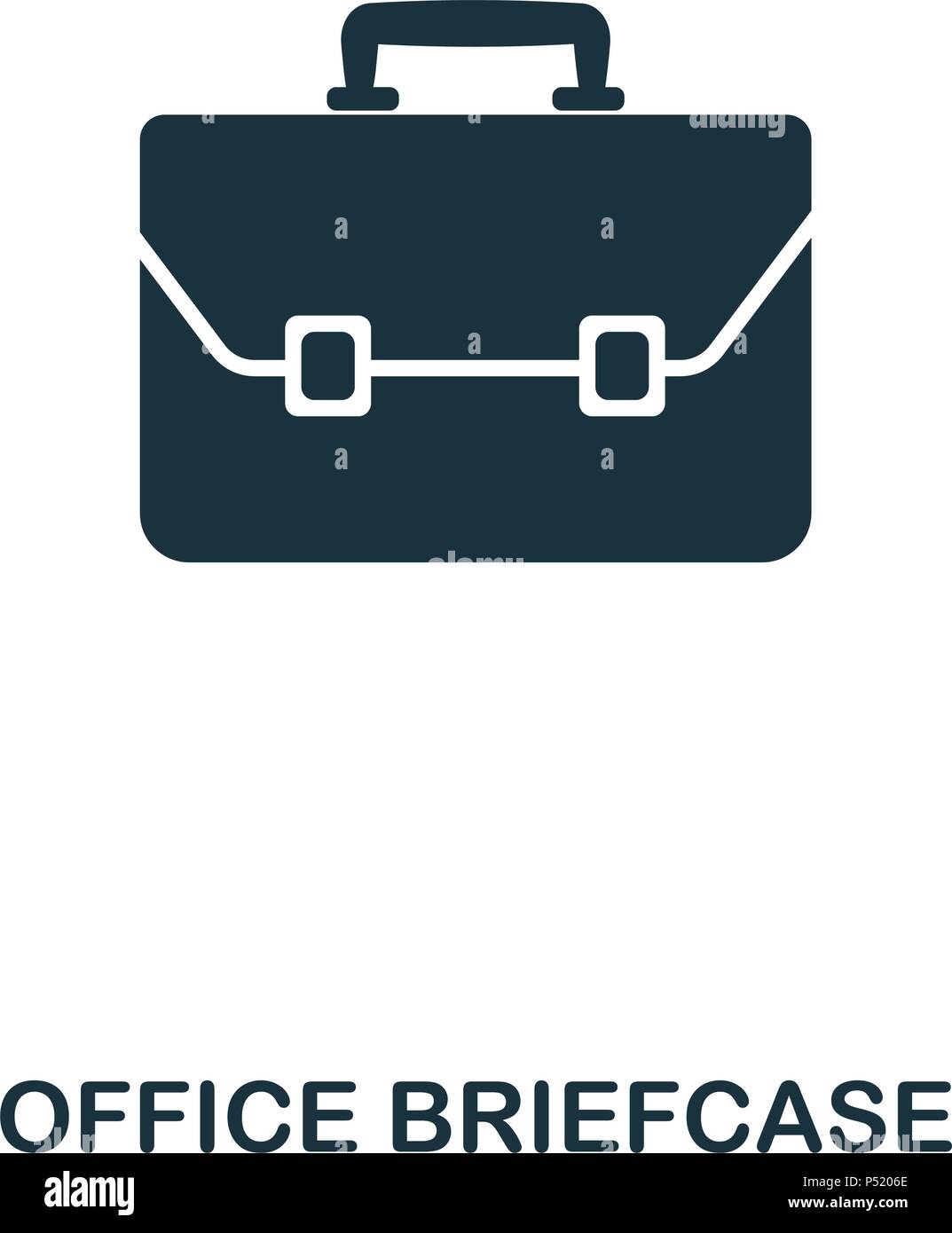 Office Briefcase icon. Line style icon design. UI. Illustration of