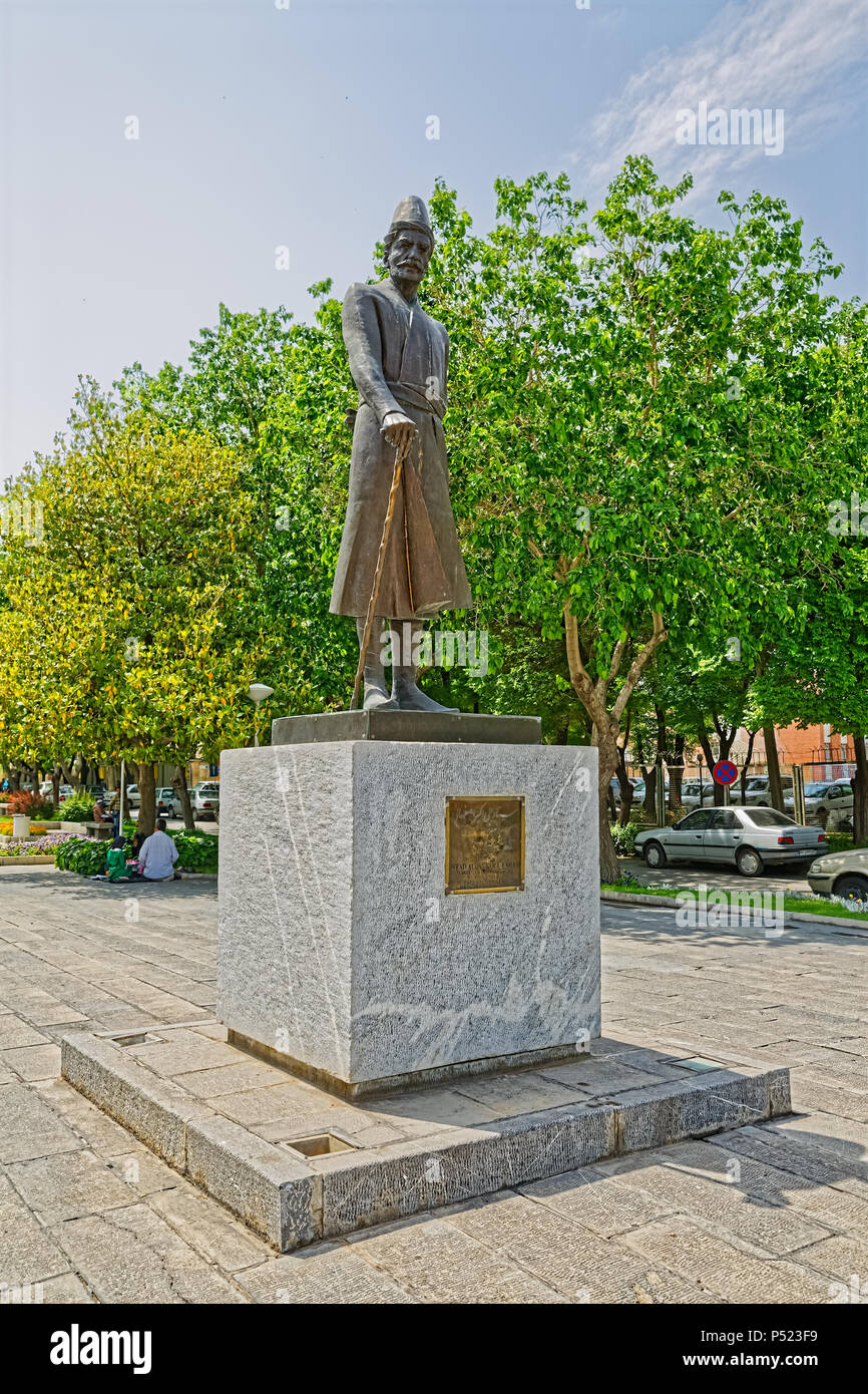 Ostad Ali Akabar Isfahani statue Stock Photo