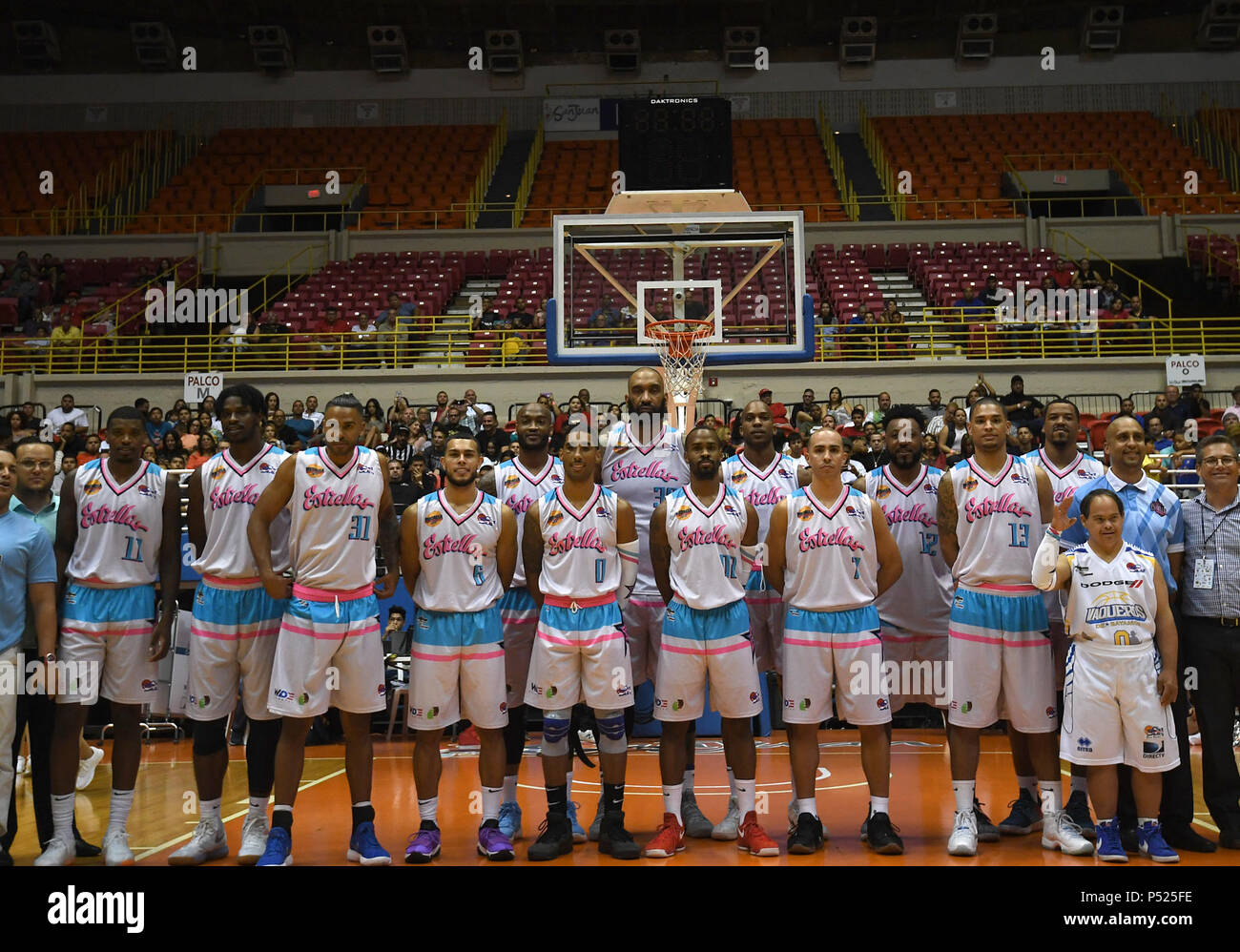 SAN JUAN, Puerto Rico. , . Juego de Estrellas del BSN. En la foto Equipo estrellas de BSN (Foto