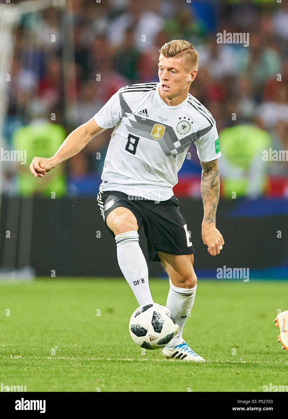 Germany - Sweden, Soccer, Sochi, June 23, 2018 Toni KROOS, DFB 8   GERMANY - SWEDEN 2-1 FIFA WORLD CUP 2018 RUSSIA, Group F, Season 2018/2019,  June 23, 2018  Fisht Olympic Stadium in Sotchi, Russia.  © Peter Schatz / Alamy Live News Stock Photo