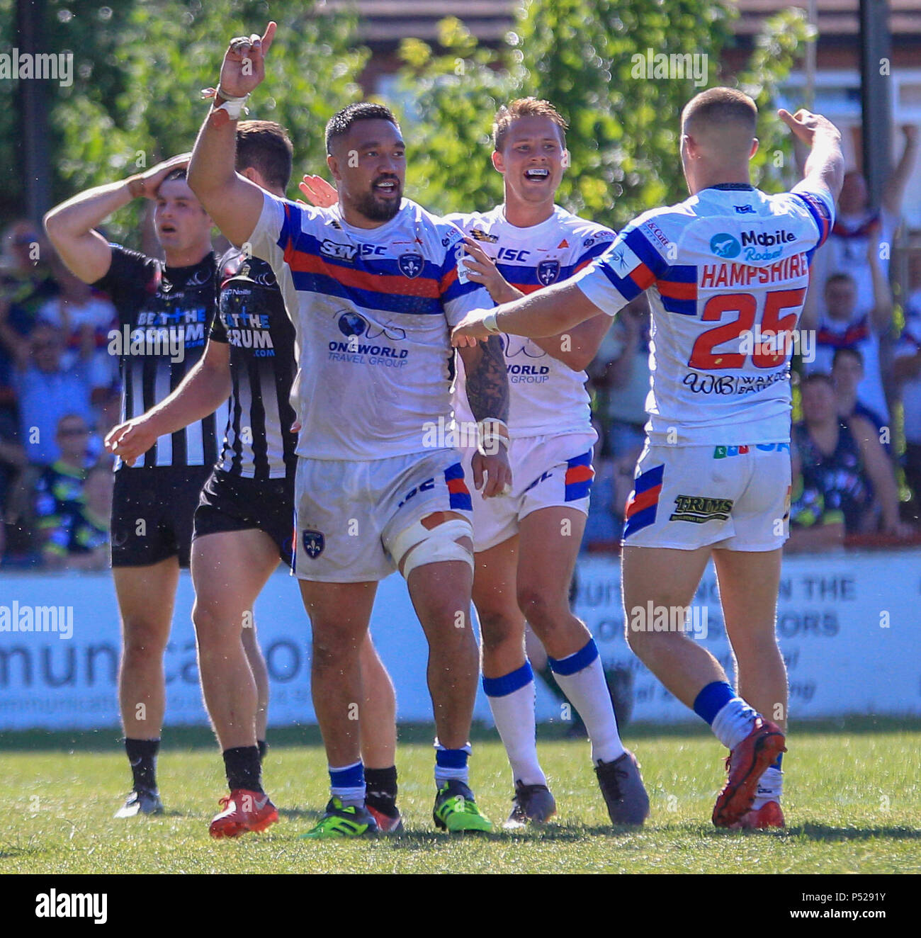 Wakefield, UK. 24 June 2018. Mobile Rocket Stadium, Wakefield, England ...