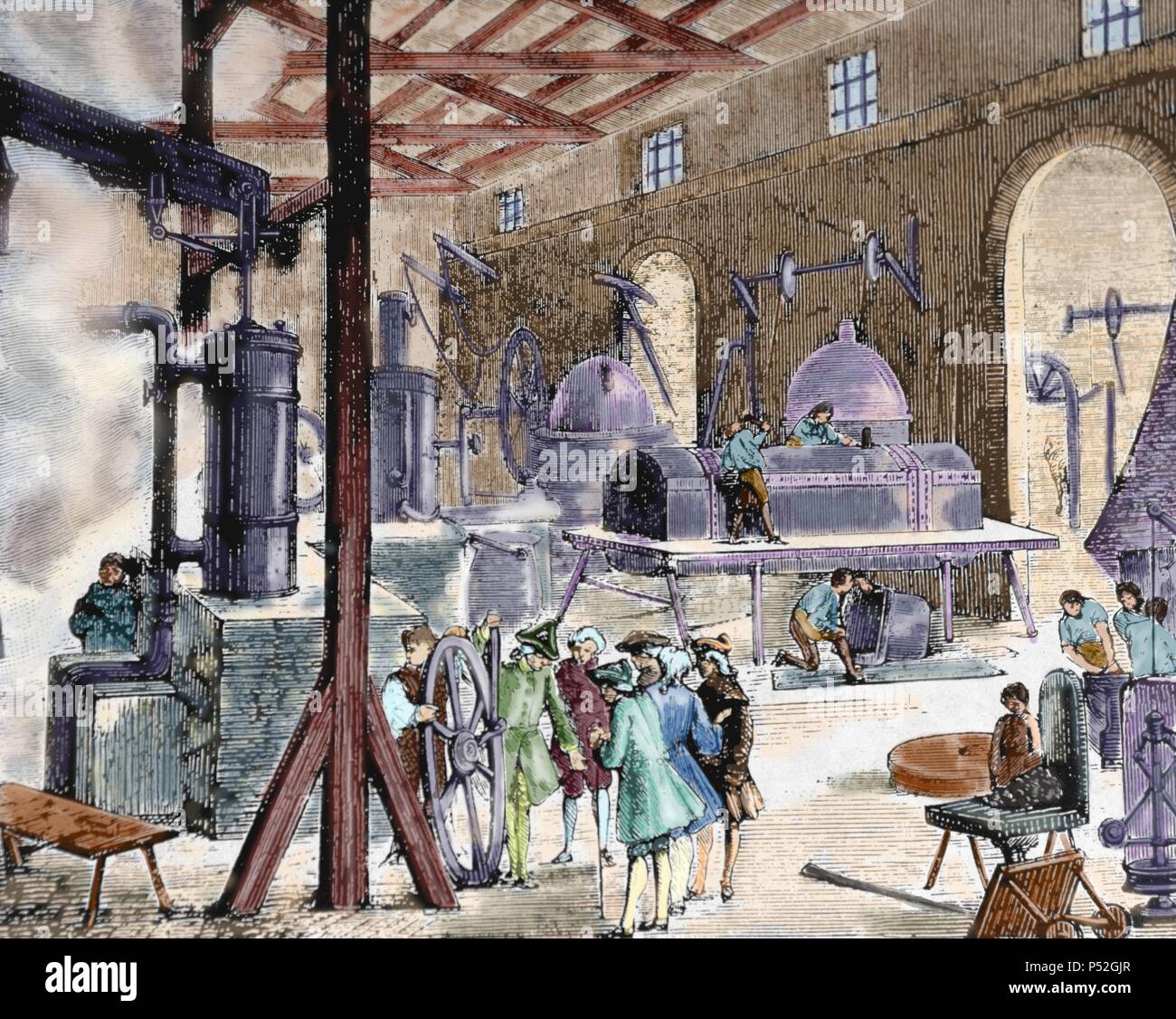Factories In The 1800s In Color