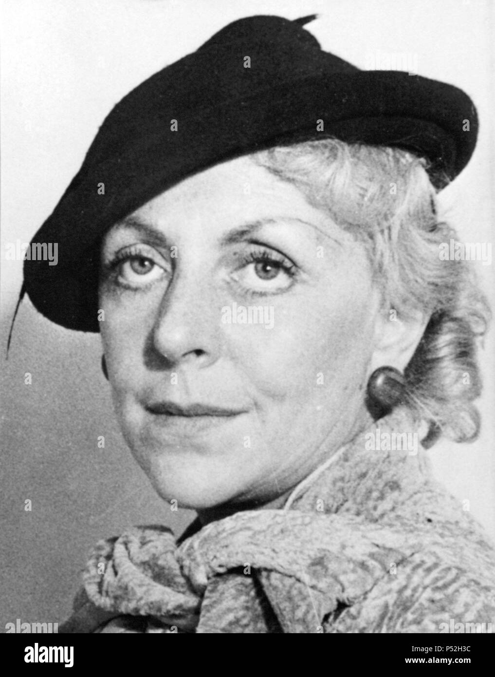 Austrian writer Vicki Baum, 1961. Stock Photo