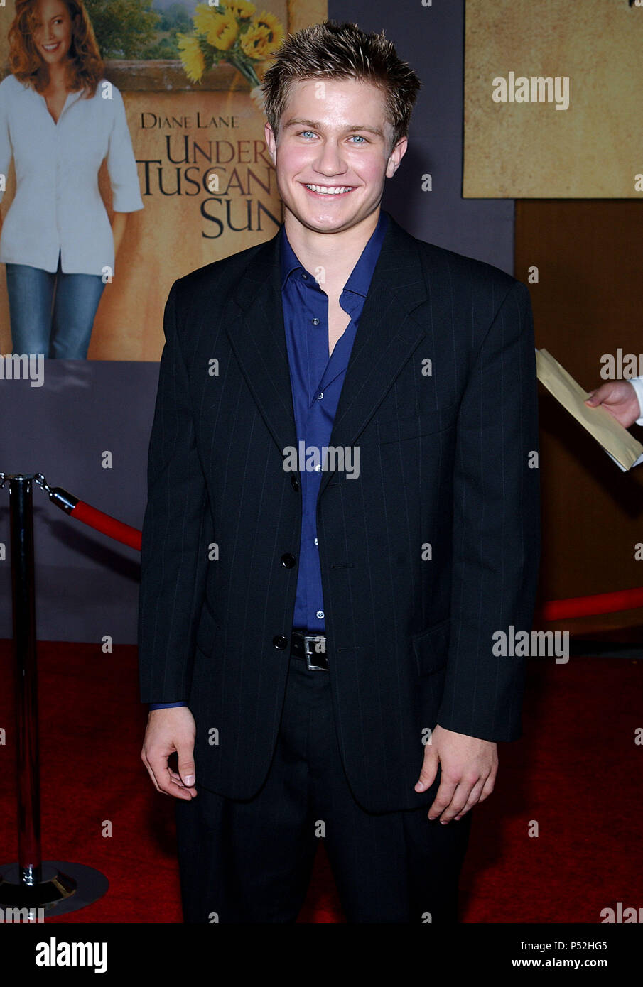 Pawel Szajda arriving at the Premiere of ' Under The Tuscan Sun ' at the El Capitan Theatre in Los Angeles. September 20, 2003.SzajdaPawel016 Red Carpet Event, Vertical, USA, Film Industry, Celebrities,  Photography, Bestof, Arts Culture and Entertainment, Topix Celebrities fashion /  Vertical, Best of, Event in Hollywood Life - California,  Red Carpet and backstage, USA, Film Industry, Celebrities,  movie celebrities, TV celebrities, Music celebrities, Photography, Bestof, Arts Culture and Entertainment,  Topix, vertical, one person,, from the years , 2003 to 2005, inquiry tsuni@Gamma-USA.com Stock Photo